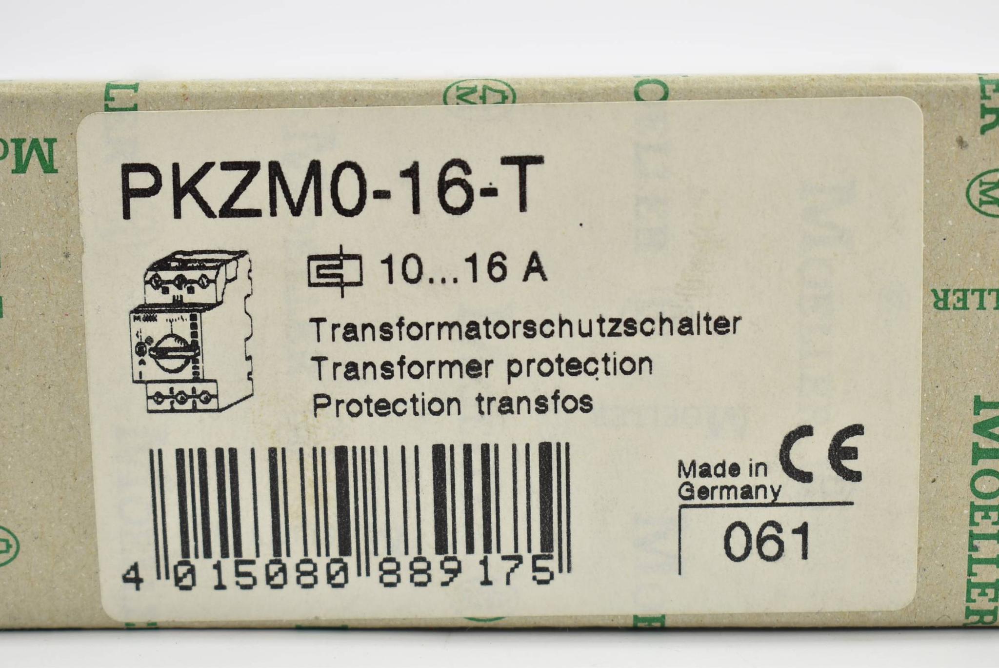 Produktfoto 2 von Moeller Motorschutzschalter 50/60 Hz PKZM0-0-16-T