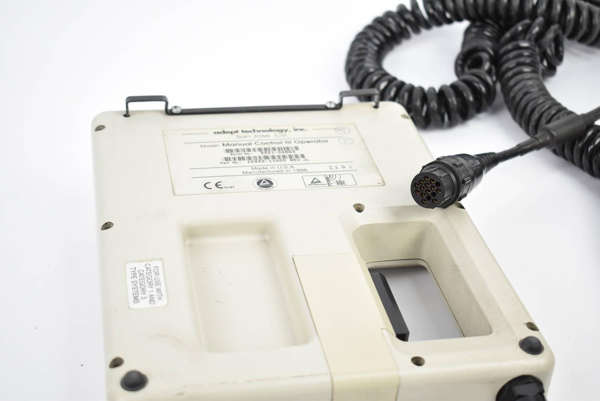 Produktfoto 1 von Adept Manual Control III Operator 10332-11000 Rev B