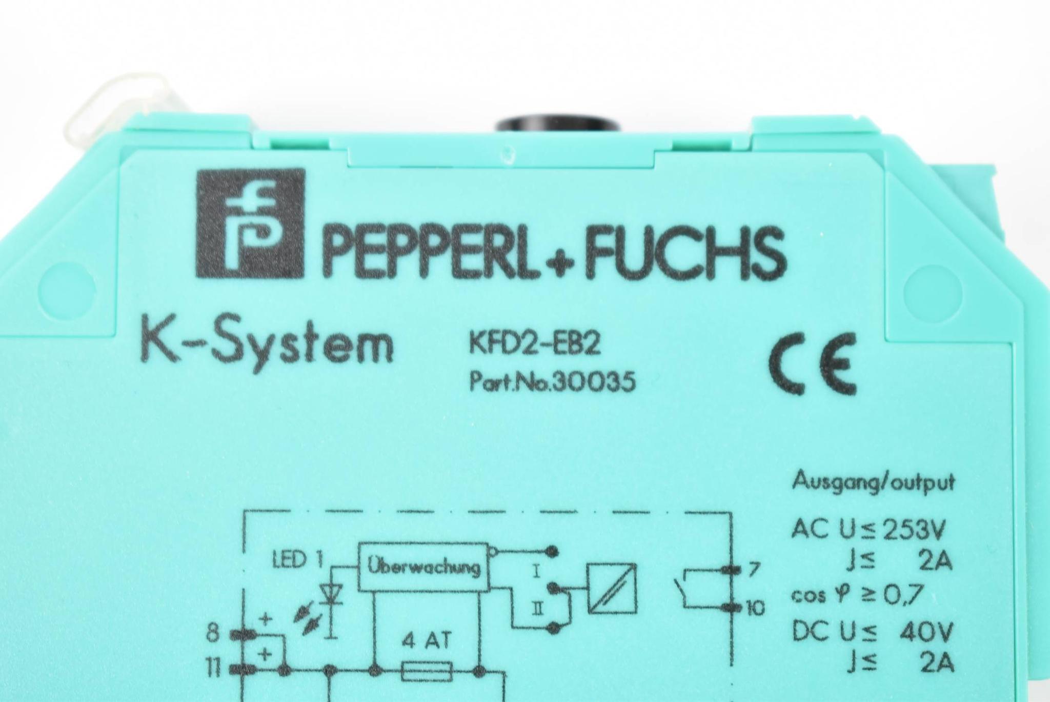 Produktfoto 2 von Pepperl+Fuchs KFD2-EB2 Einspeisebaustein 30035