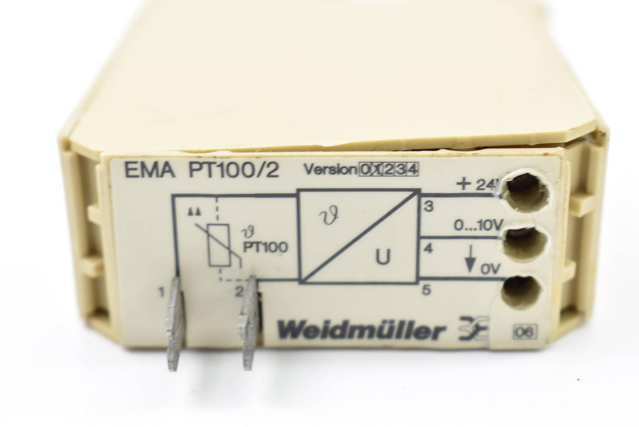 Produktfoto 2 von Weidmüller EMA EG3 PT100/2 Signalumwandler 117176