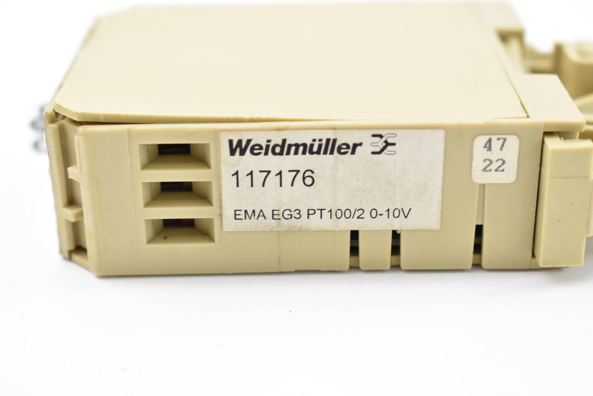 Produktfoto 3 von Weidmüller EMA EG3 PT100/2 Signalumwandler 117176