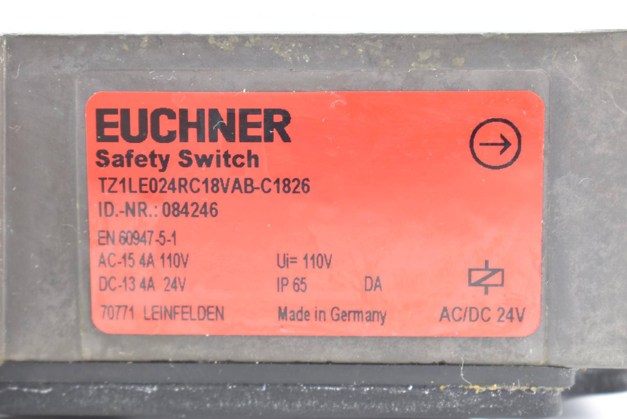 Produktfoto 3 von Euchner Sicherheitsschalter AC/DC 24V TZ1RE024RC18VAB-C1826 ( 084246 )