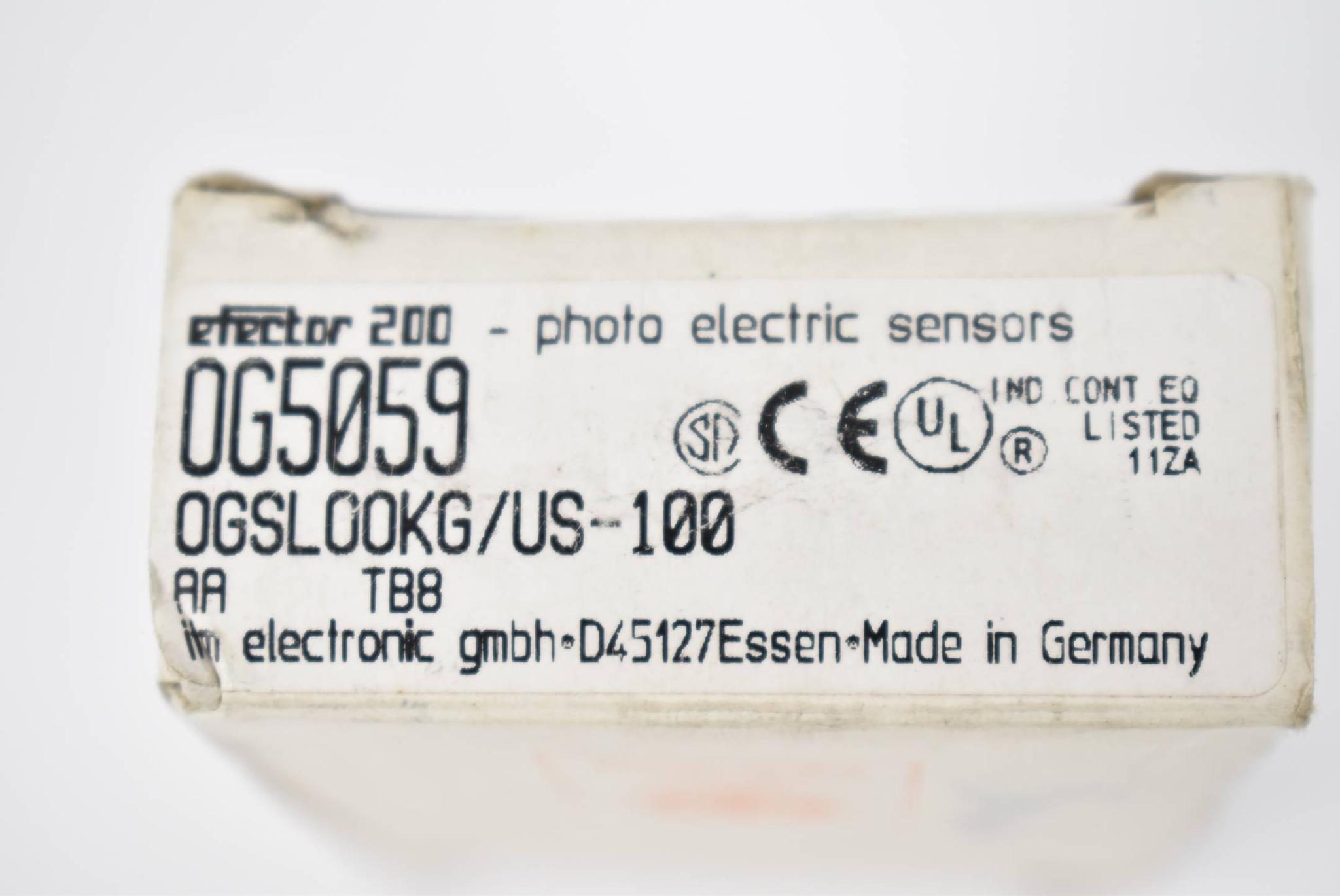 Produktfoto 1 von ifm Einweglichtschranke Sender OG5059 ( OGSLOOKG/US-100 )