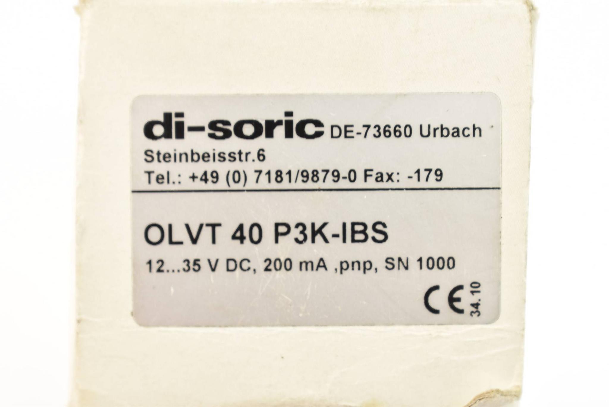 Produktfoto 4 von di-soric Lichtleitkabel-Verstärker OLVT 40 P3K-IBS ( OLVT40P3K-IBS )