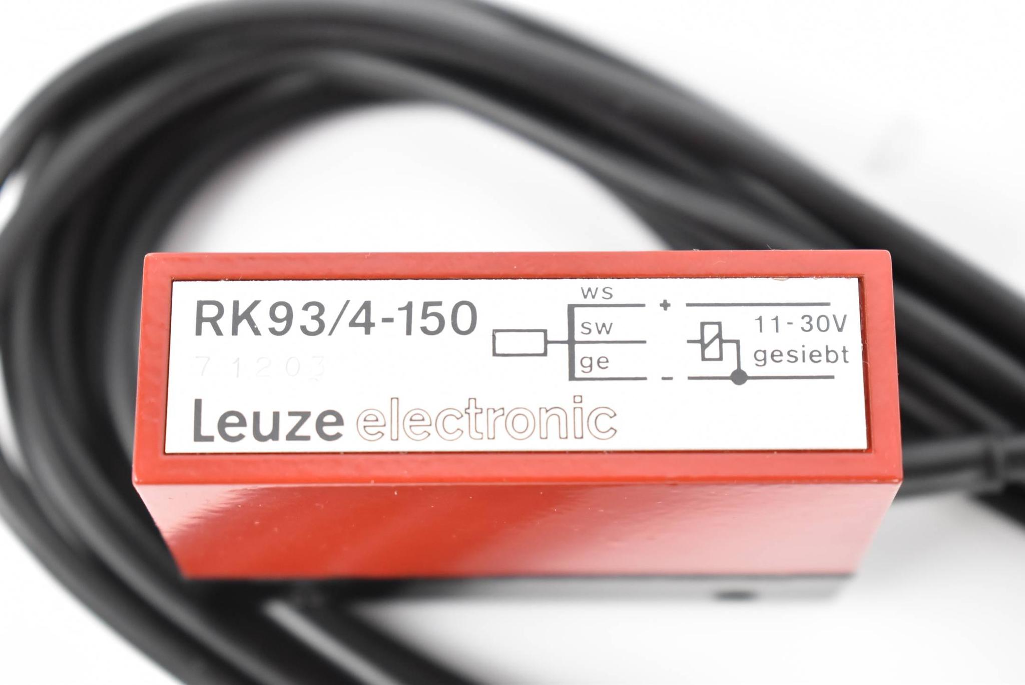 Produktfoto 2 von Leuze Reflexlichttaster mit Sonderkabellänge 4000mm RK93/4-150 ( 50006566 )