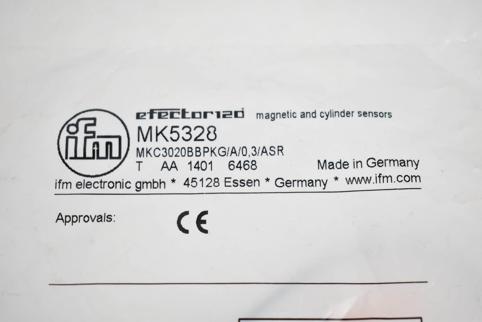 Produktfoto 2 von ifm electronic C-Nut-Zylindersensor MK5328 MKC3020BBPKG/A/0,3/ASR