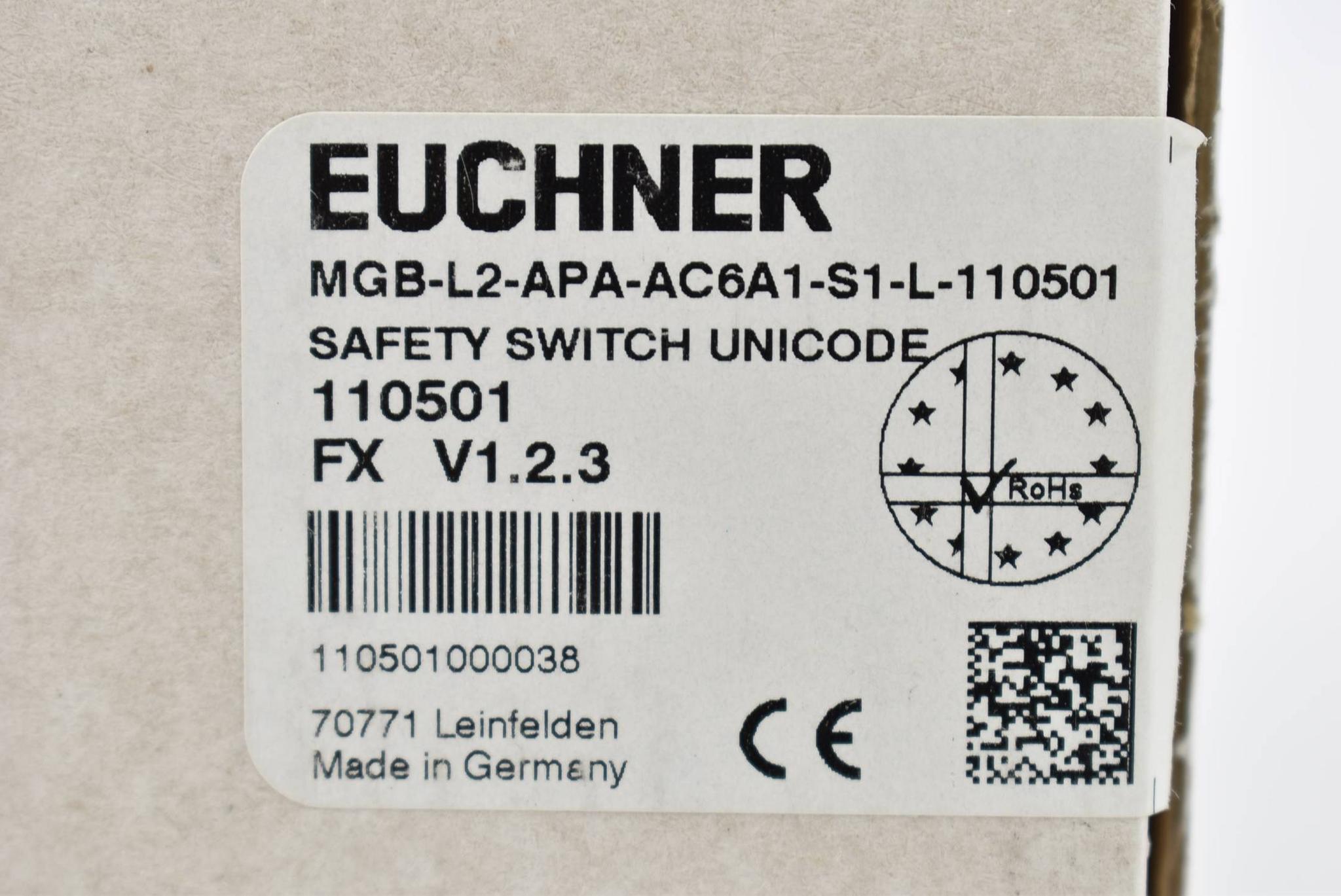 Produktfoto 3 von Euchner Safety switch Unicode MGB-L2-APA-AC6A1-S1-L-110501 ( 110501 )