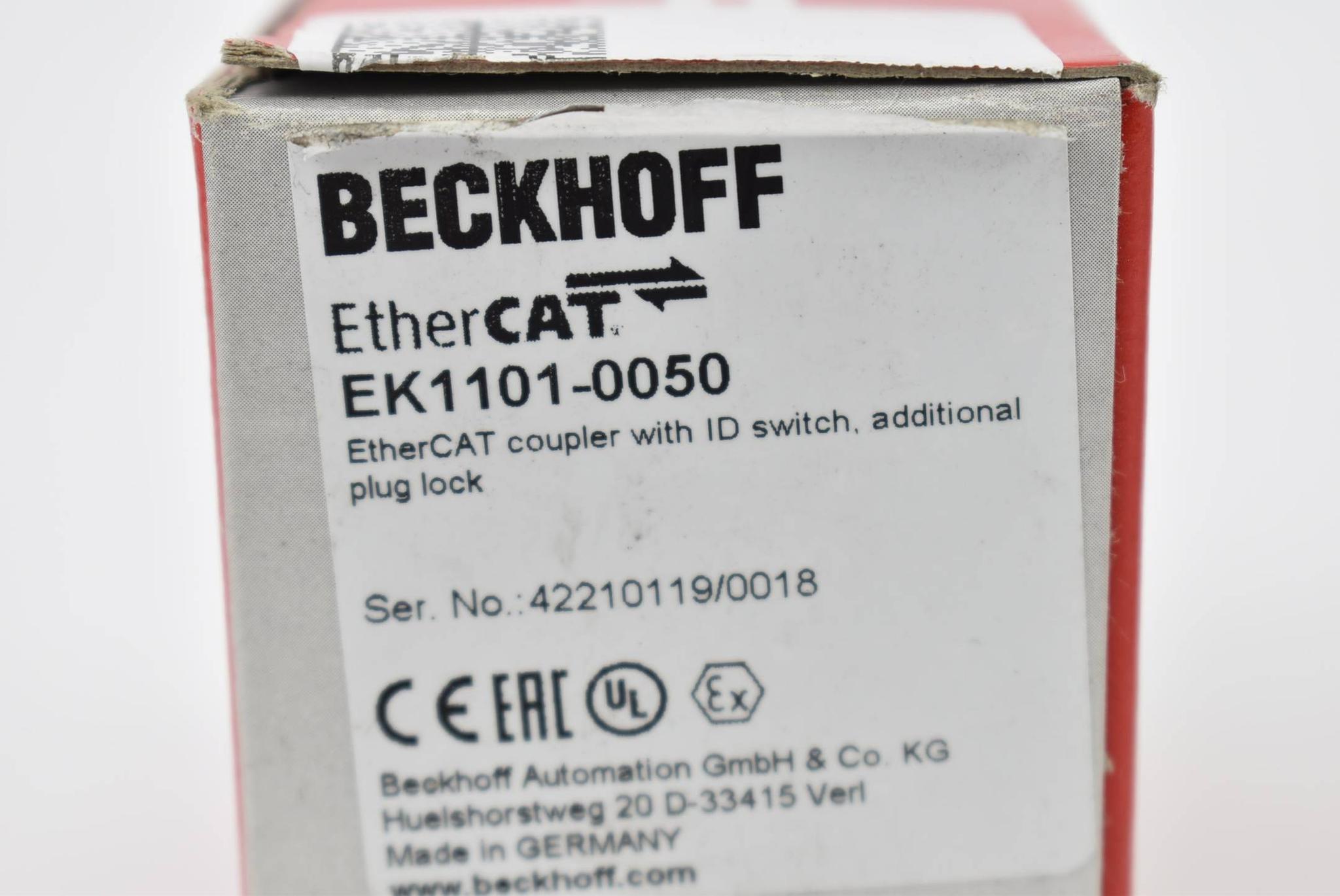 Produktfoto 2 von Beckhoff EtherCAT Koppler EK1101-0050 ( EK 1101-0050 )