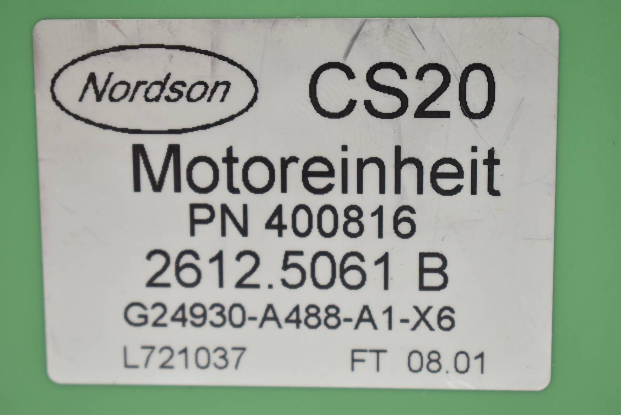 Produktfoto 3 von Nordson Motoreinheit CS 20 2612.5061 B G24930-A488-A1-X6 ( 400816 )