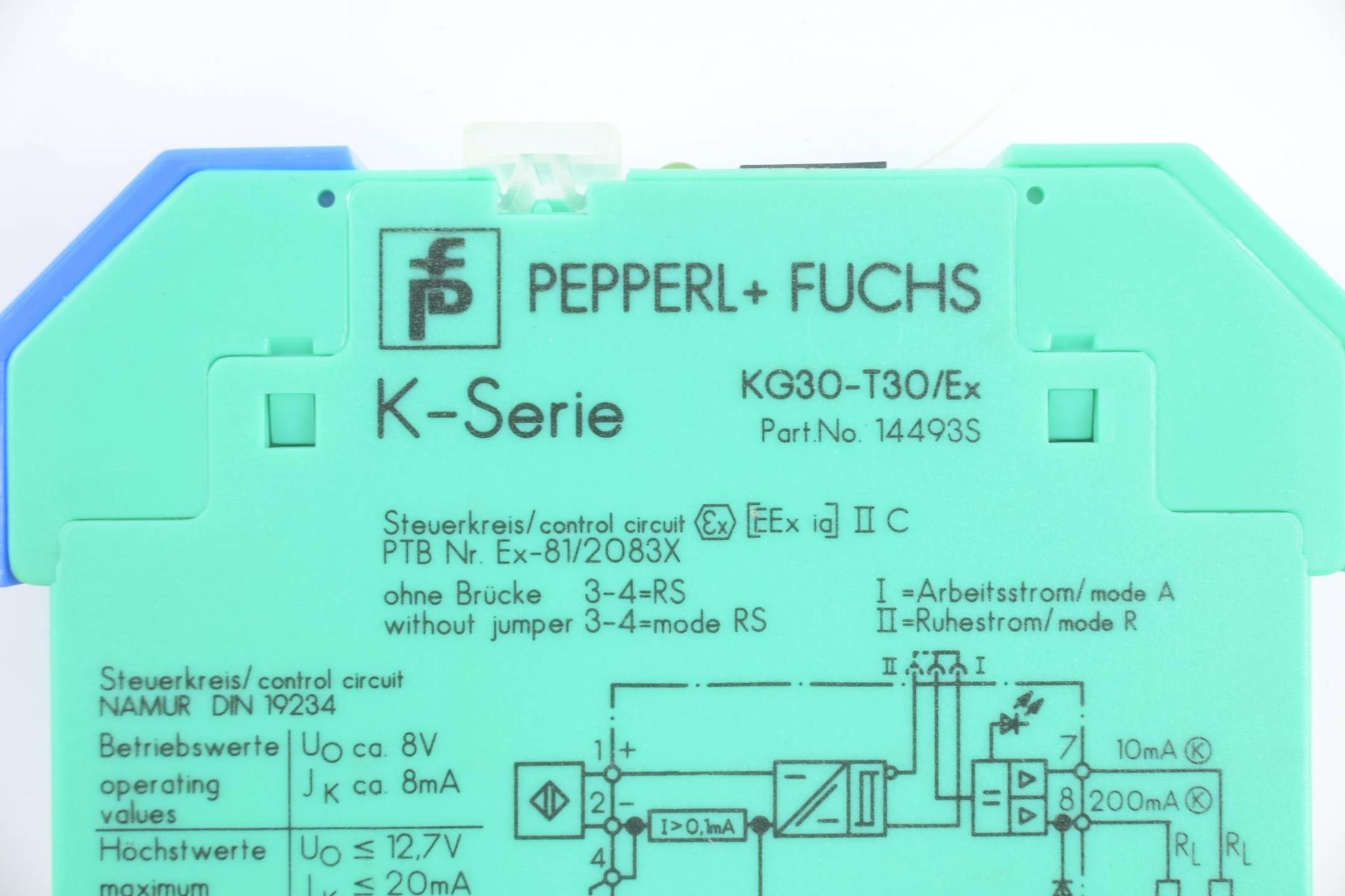 Produktfoto 3 von Pepperl+Fuchs Signaltrenner KG30-T30/Ex ( 14493S )