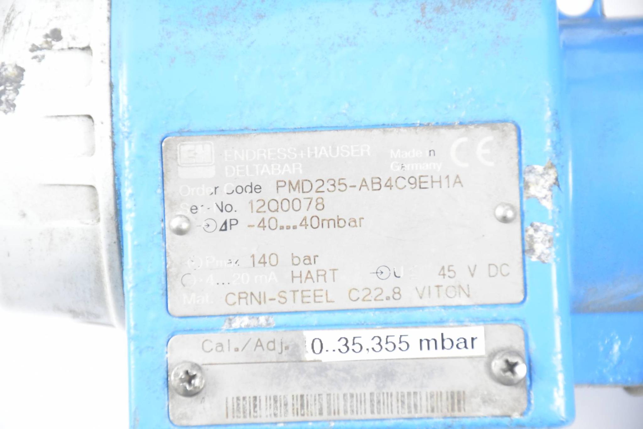 Produktfoto 2 von Endress+Hauser Digitaler Differenzdruckmessumformer Deltabar S PMD235-AB4C9EH1A