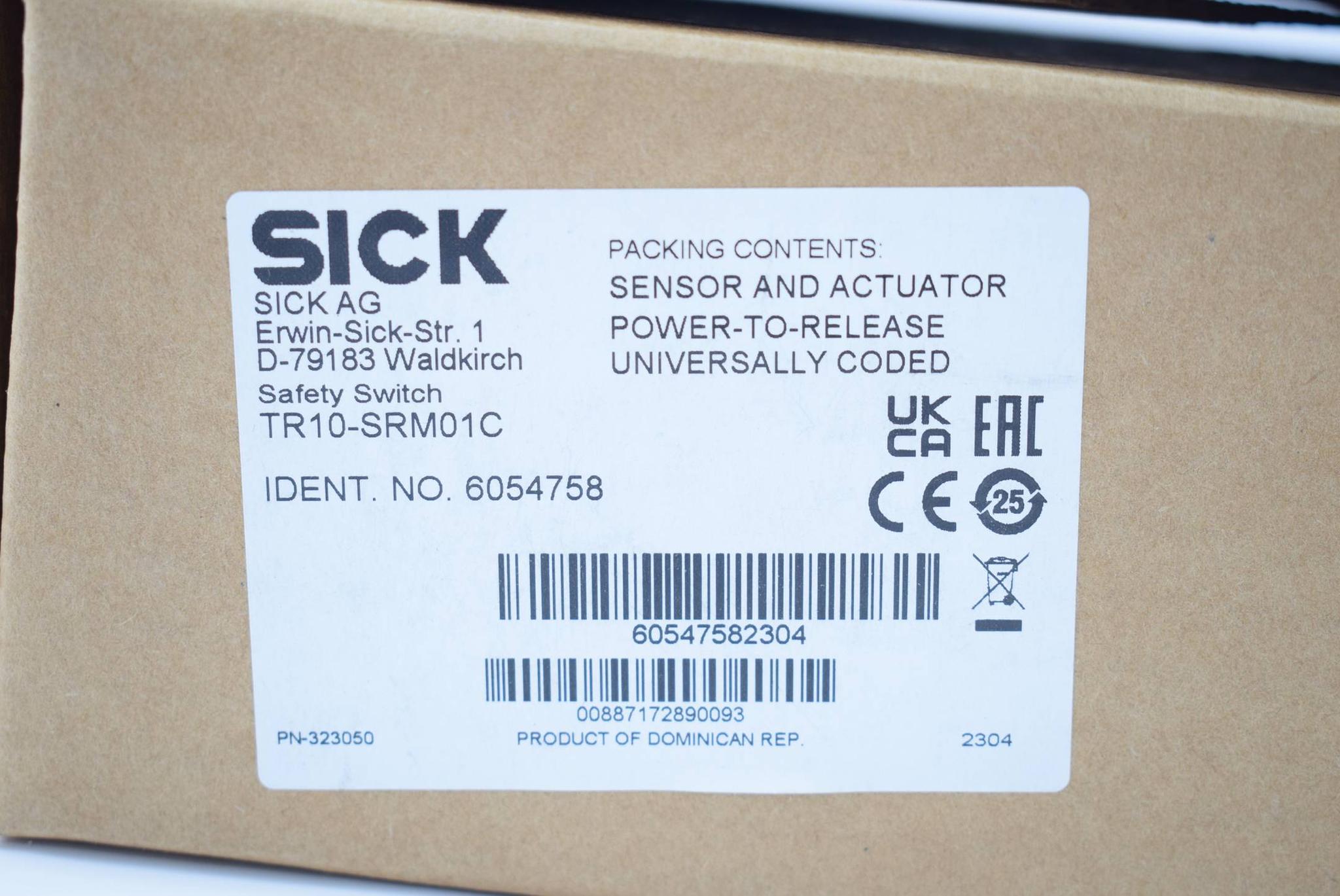 Produktfoto 3 von Sick Sicherheitsschalter TR10 Lock 1690N ≥ 2 mm/s TR10-SRM01C ( 6054758 )