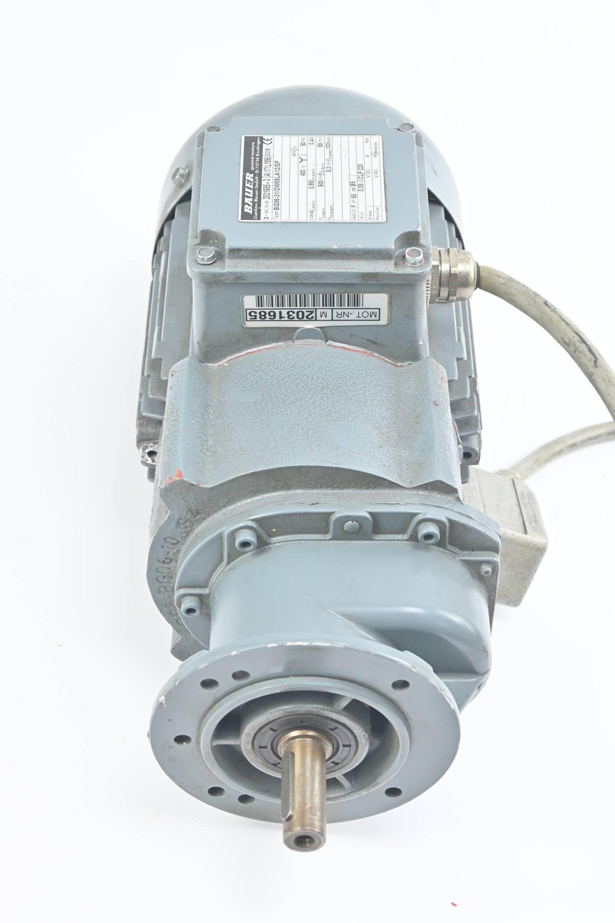 Produktfoto 2 von Bauer 3~Motor Getriebemotor 2031685-3 ( BG06-31/DW08LA12/SP )