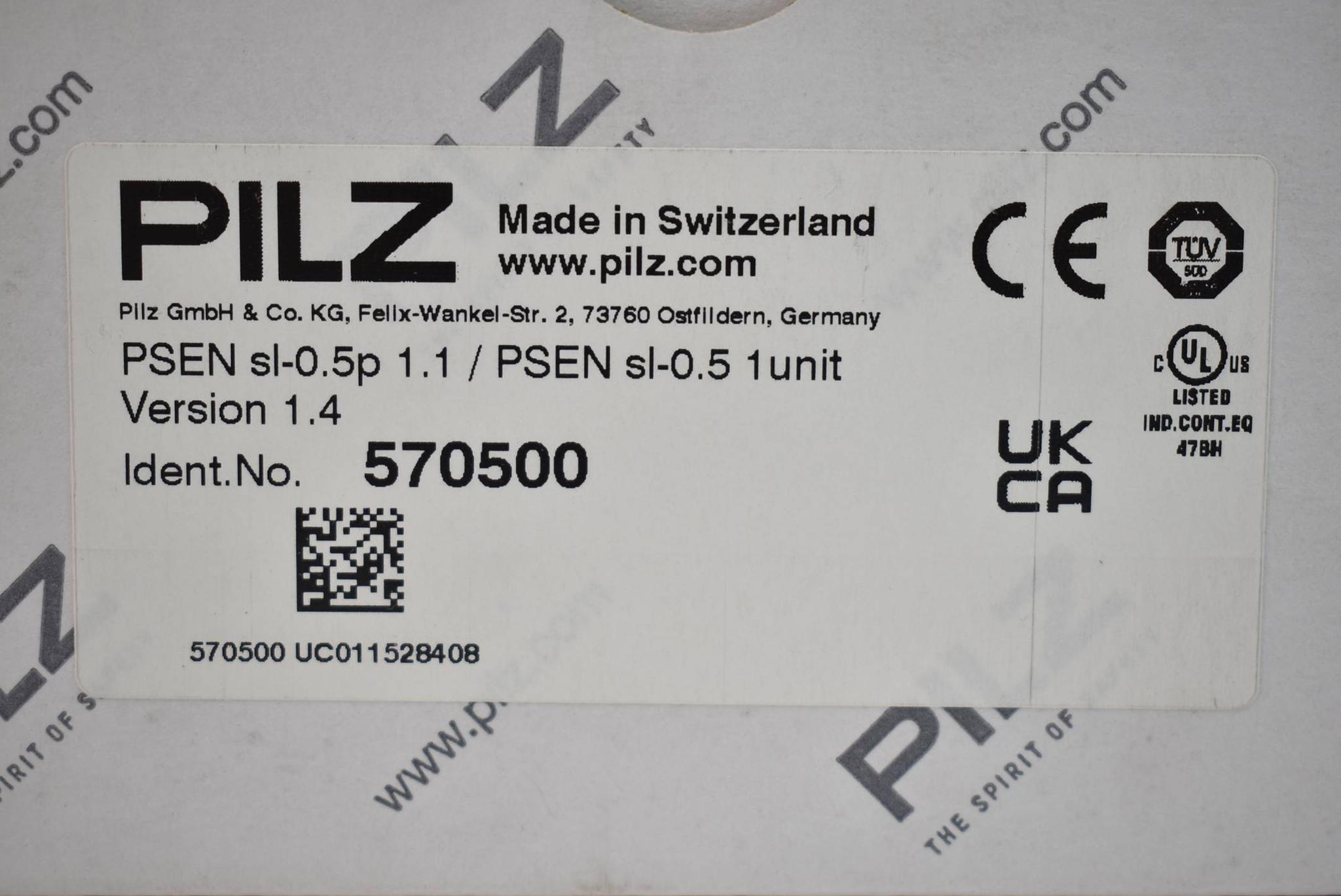 Pilz Sicherheitszuhaltung PSEN sl-0.5p 1.1 / PSEN sl-0.5 1unit ( 570500 )