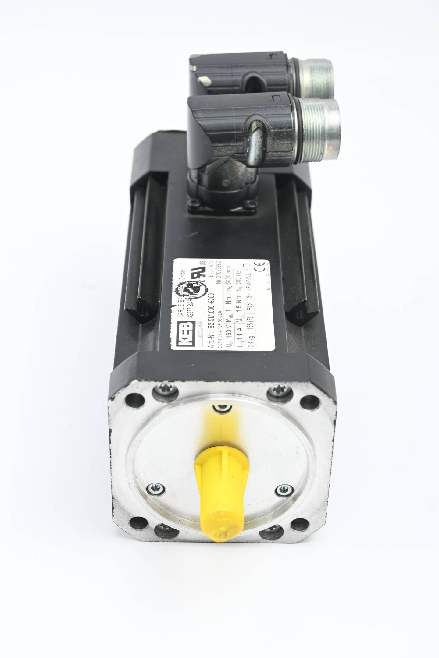 Produktfoto 2 von KEB Antriebstechnik Servomotor B2.SM.000-6200 ( DUM4-07.2-10R.96-9LA )