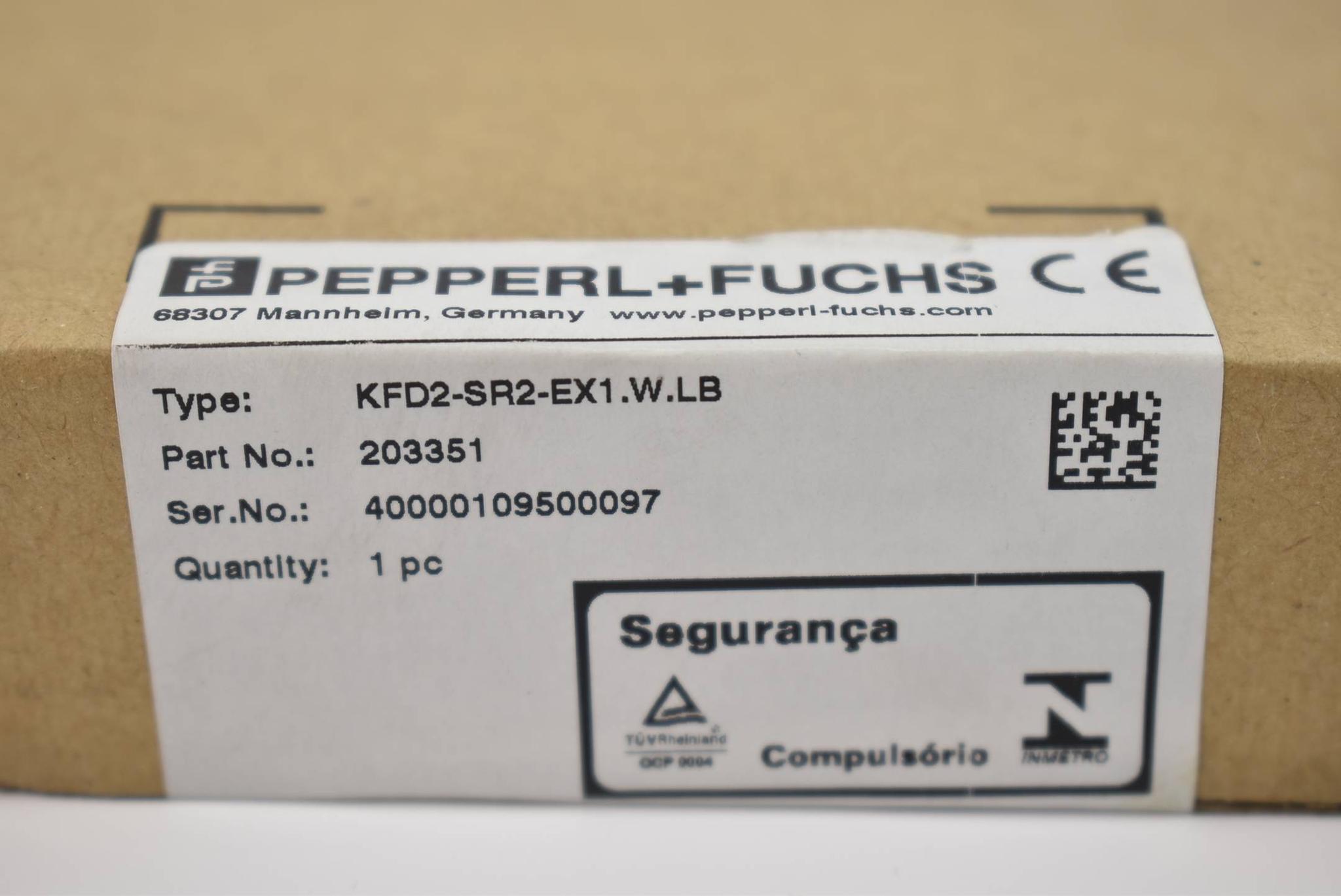 Produktfoto 2 von Pepperl+Fuchs Schaltverstärker K-System KFD2-SR2-Ex1.W.LB ( 203351 )