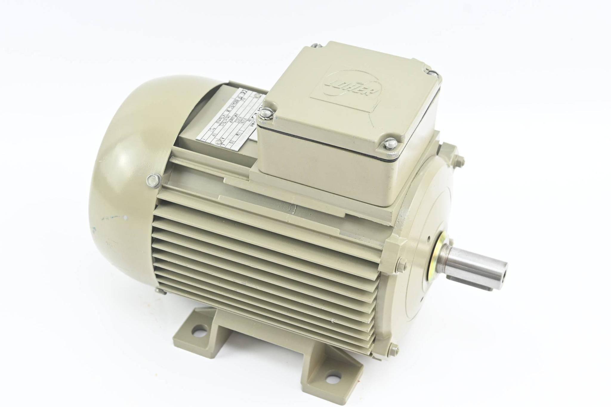 Produktfoto 1 von Loher 3~ Motor BNCA-080BB-02A ( 50Hz 0,75kW 3,14/1,81A 2810/min )