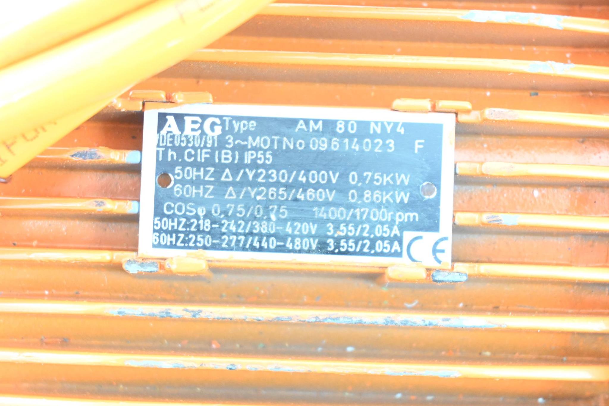 Produktfoto 2 von AEG 3~ Elektromotor AM 80 NY4 ( AM80NY4 ) 0,75 kW