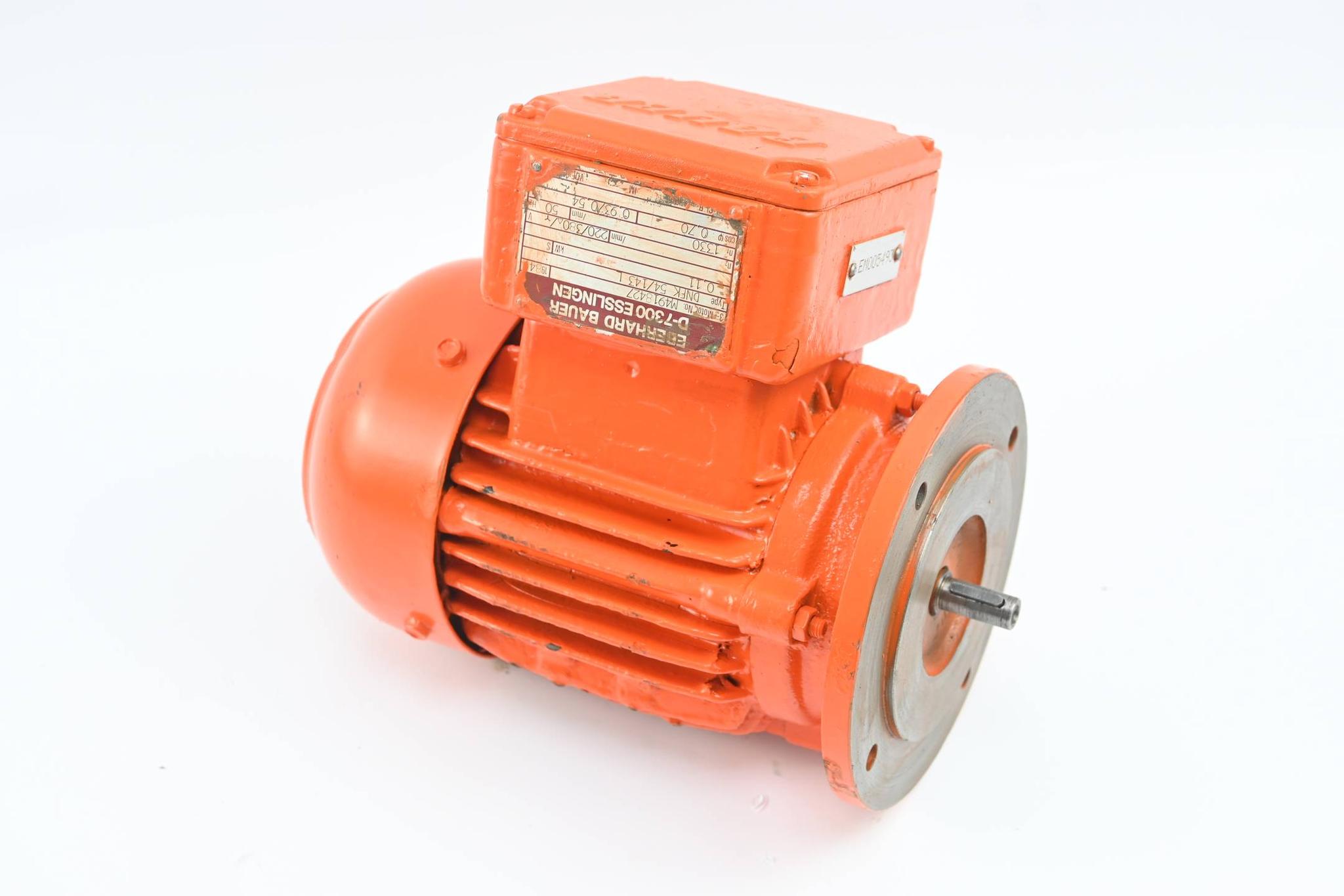 Produktfoto 1 von Eberhard Bauer 3~ Motor DNFK 54/143 L ( DNFK54/143L ) 50Hz 0,11kW 1330/min