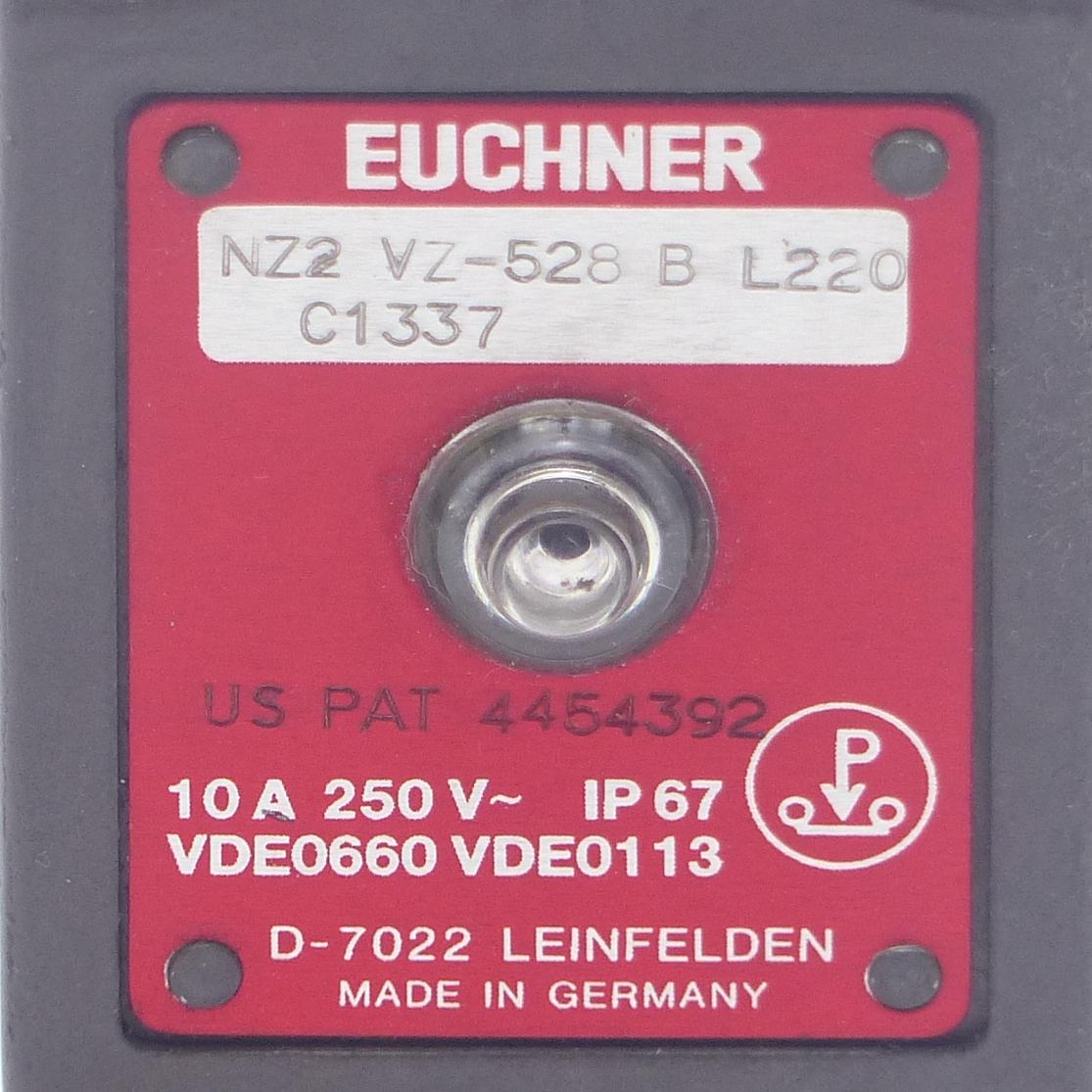 Produktfoto 2 von EUCHNER Sicherheitsschalter NZ2 VZ-528 B L220 C1337