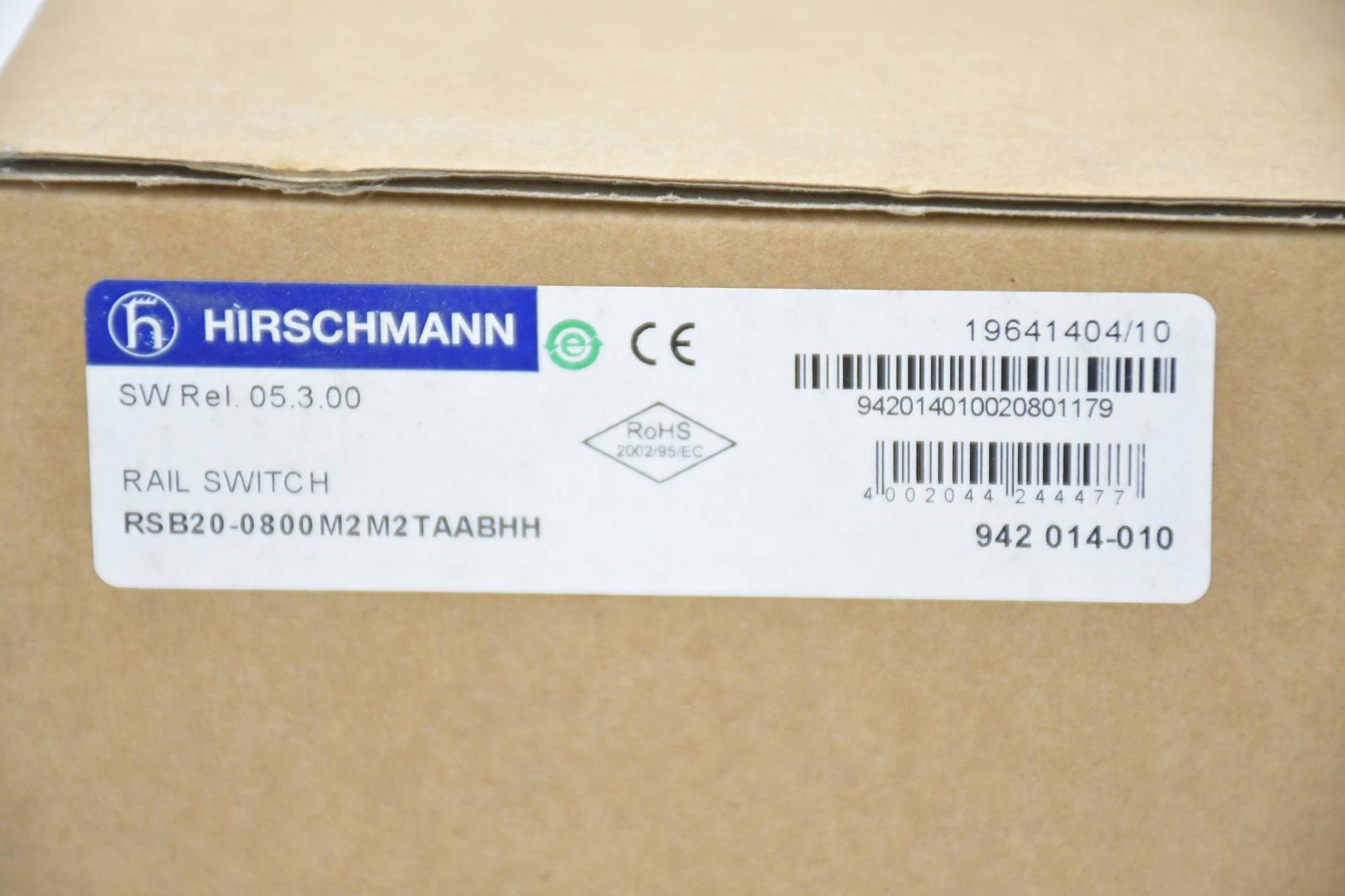 Produktfoto 1 von Hirschmann Rail Switch RSB20-0800M2M2TAABHH ( 942 014-010 )