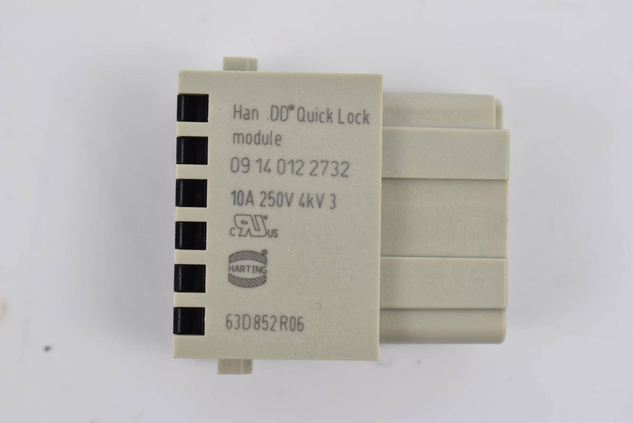 Produktfoto 2 von HARTING Han DD Quick-Lock module female Typ 10A ( 09140122732 )