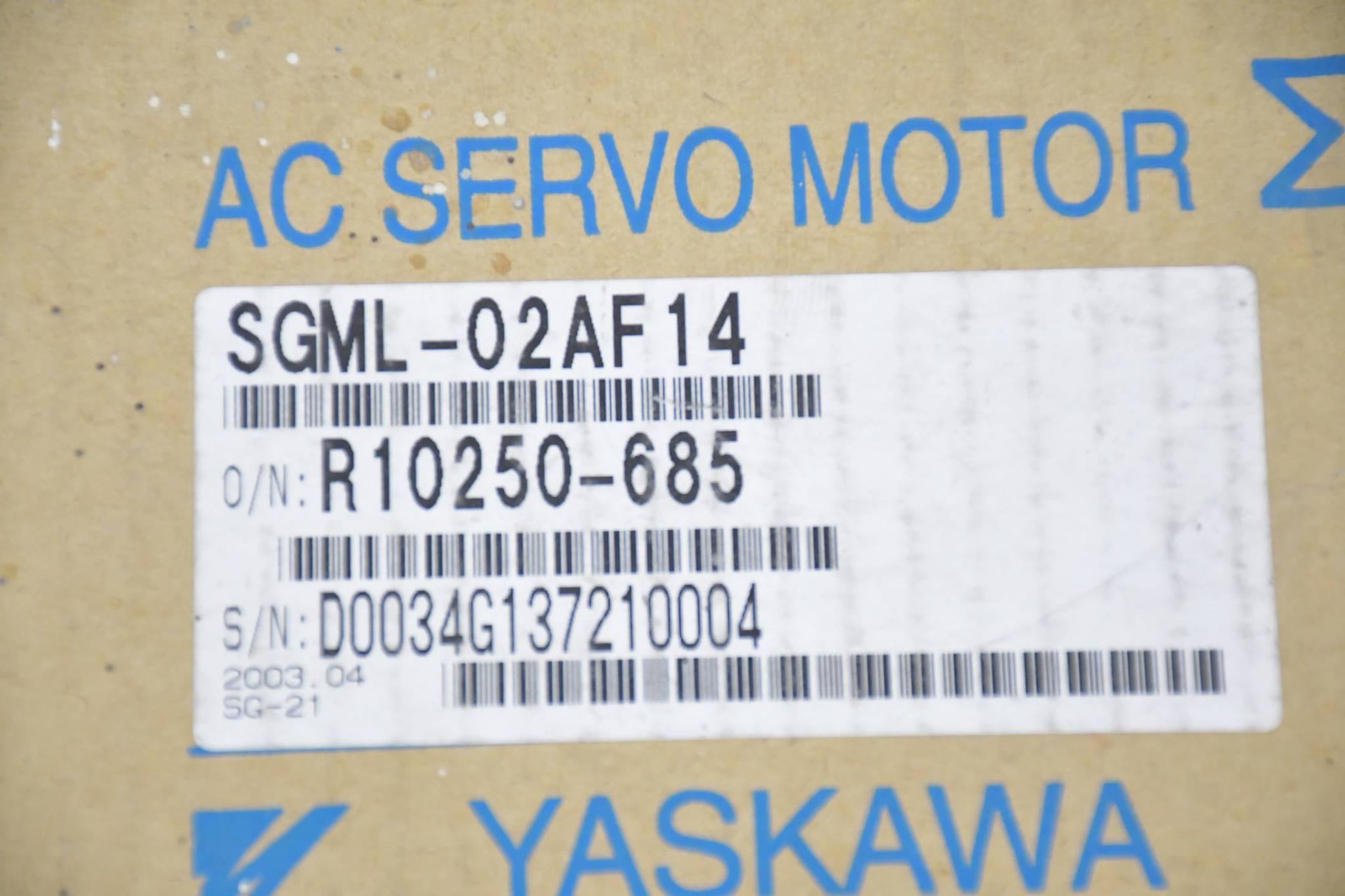 Produktfoto 3 von Yaskawa AC Servo Motor SGML-02AF14