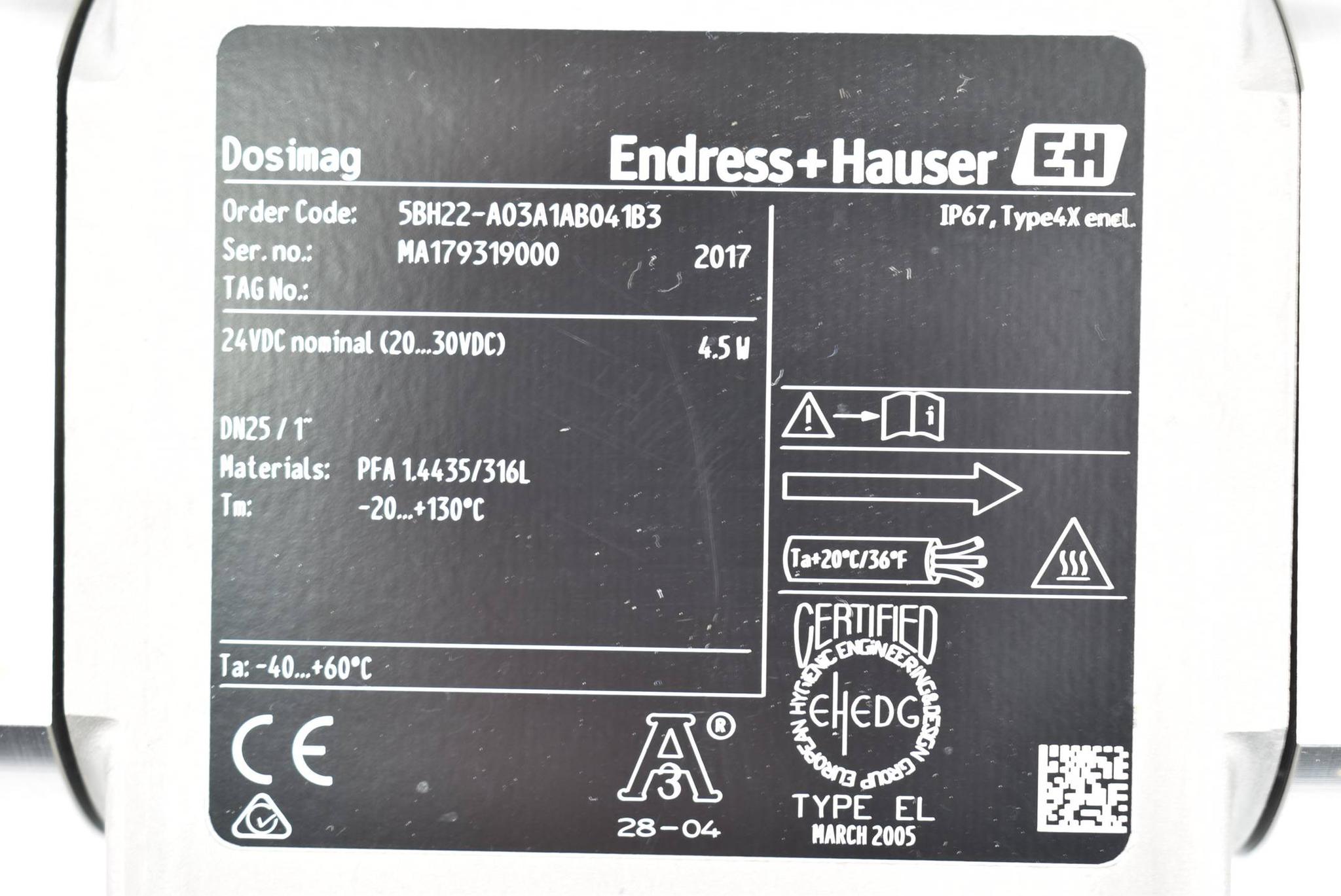 Produktfoto 2 von Endress+Hauser Dosimag Magnettisch ind. Durchflussmessgerät 5BH22-A03A1AB041B3