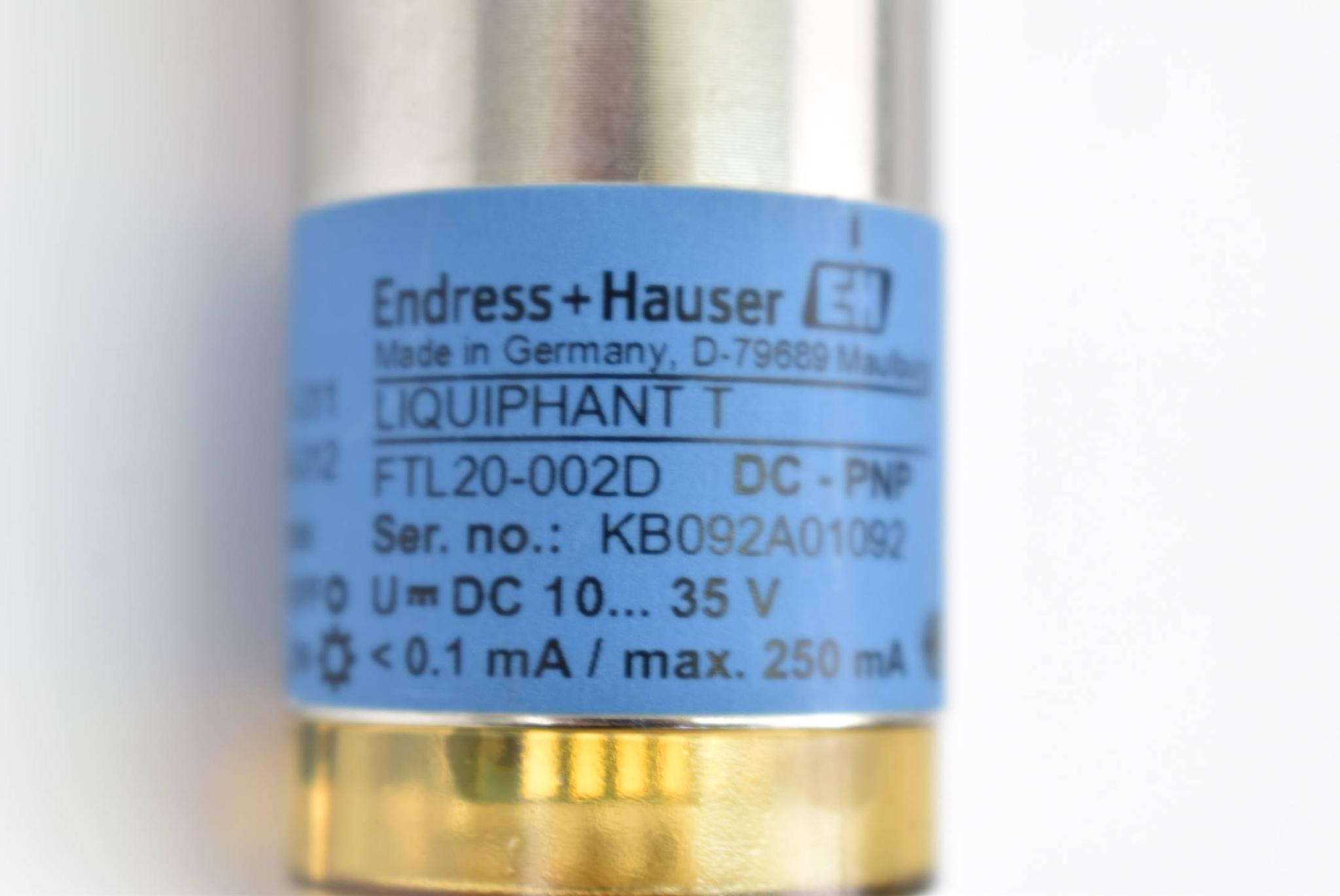 Produktfoto 2 von Endress+Hauser Füllstandsgrenzschalter DC 10-35 V max. 250mA FTL20-002D