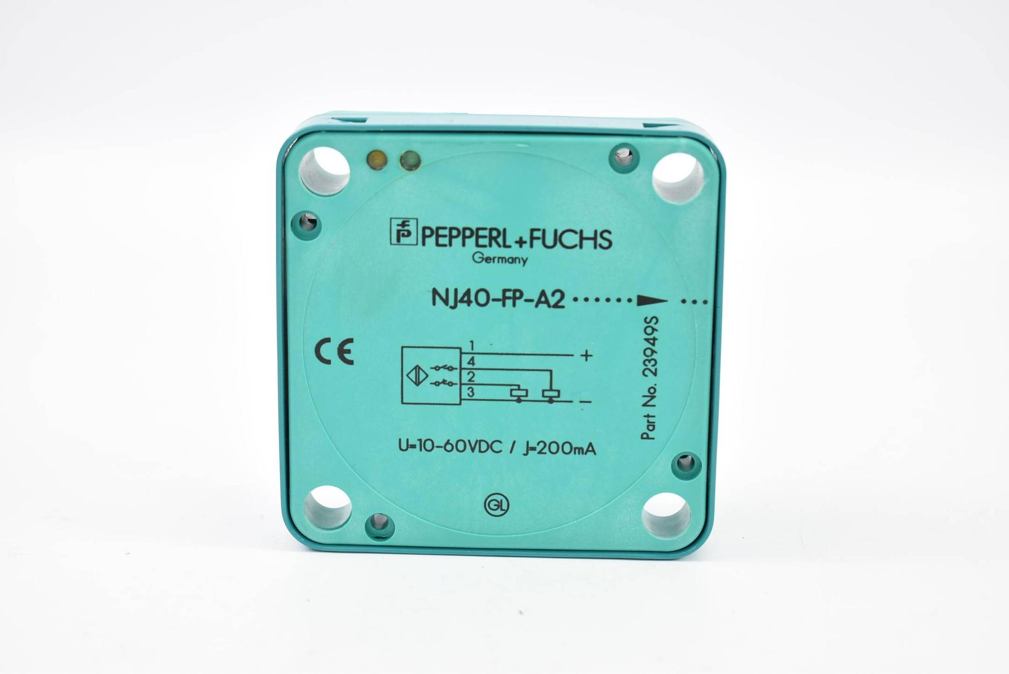 Produktfoto 2 von Pepperl+Fuchs Induktiver Sensor NJ40-FP-A2-B1 ( 23949 )