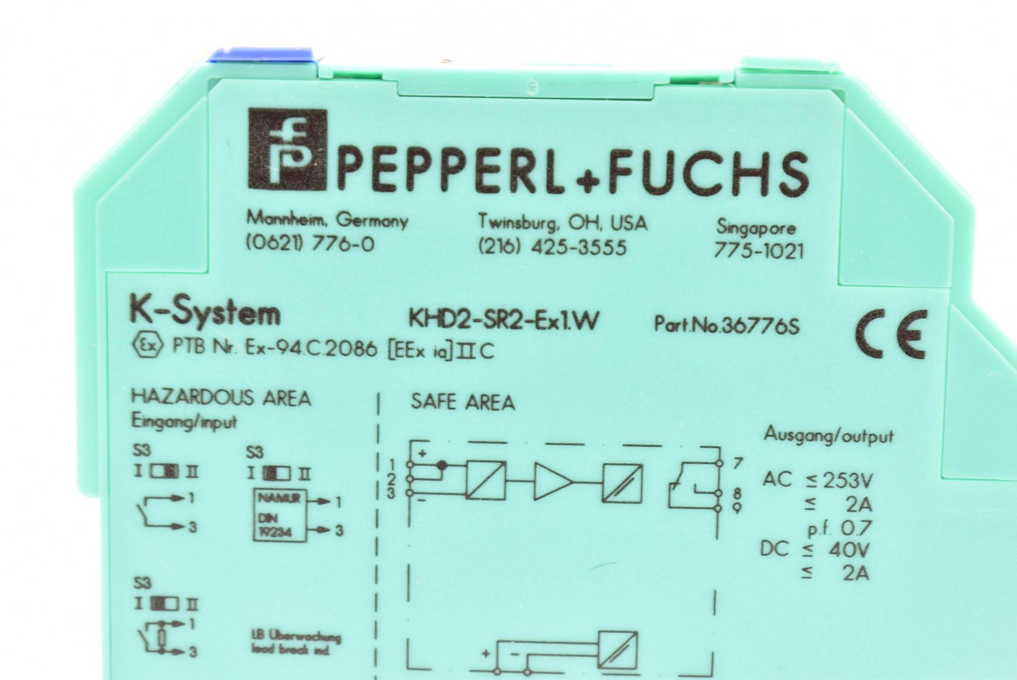 Produktfoto 3 von Pepperl + Fuchs KHD2-SR2-EX1.W Schaltverstärker 36776S