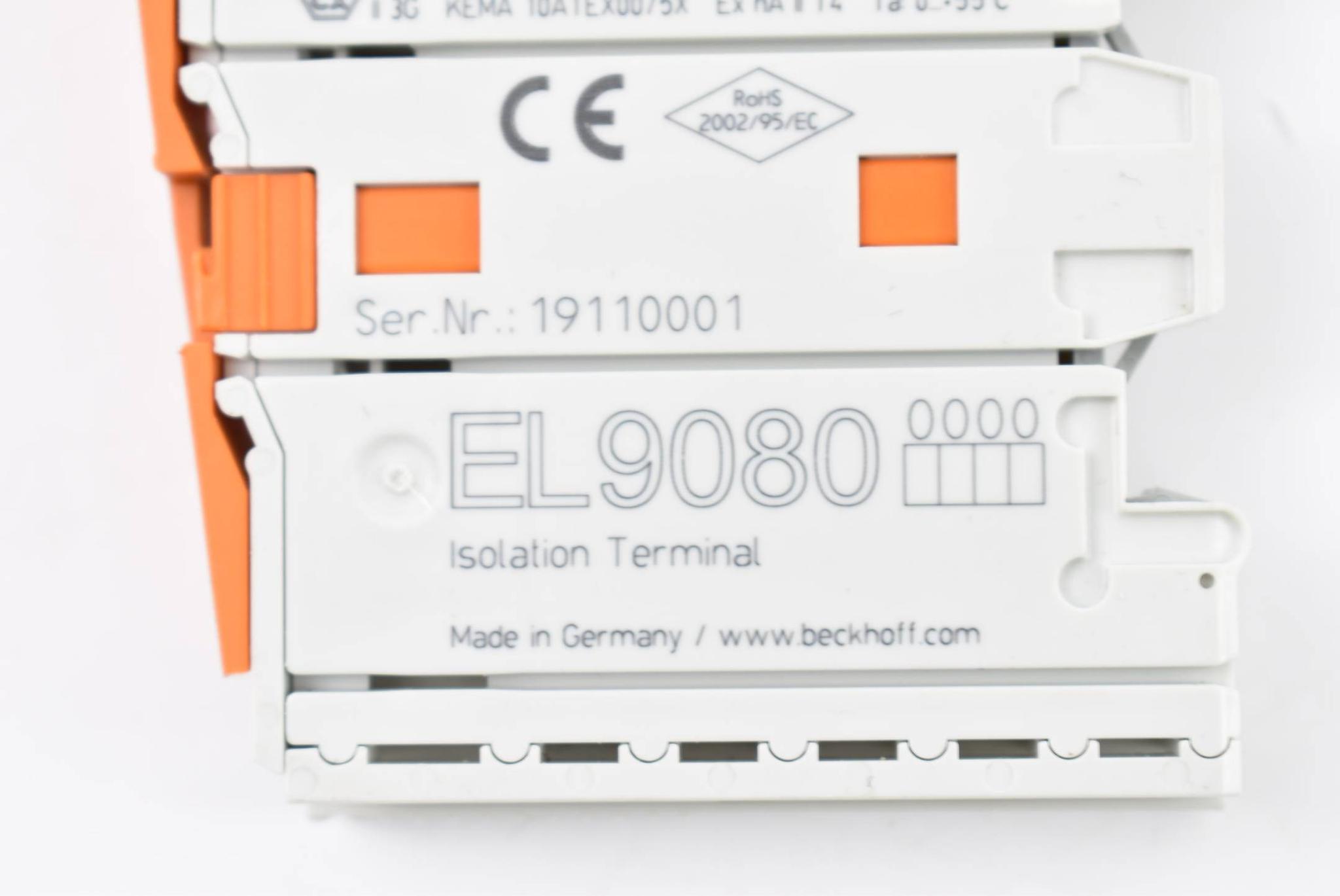 Produktfoto 2 von Beckhoff Trennklemme EL9080 ( EL 9080 )