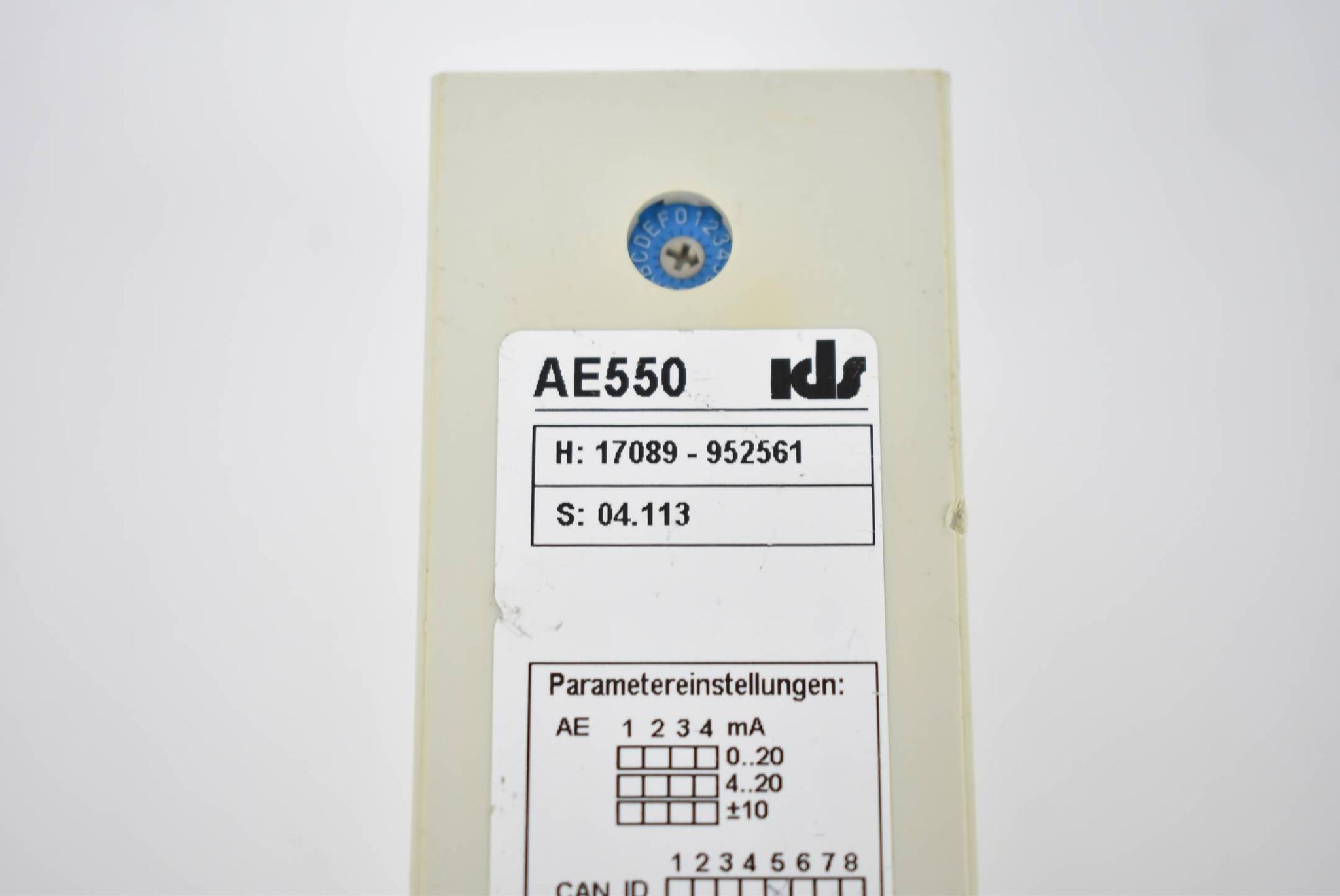 Produktfoto 1 von IDS Analog Input Modul AE550 ( 17089-952561 )