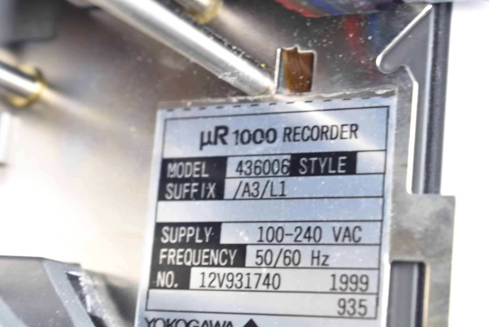 Produktfoto 5 von Yokogawa UR1000 Recorder 436006