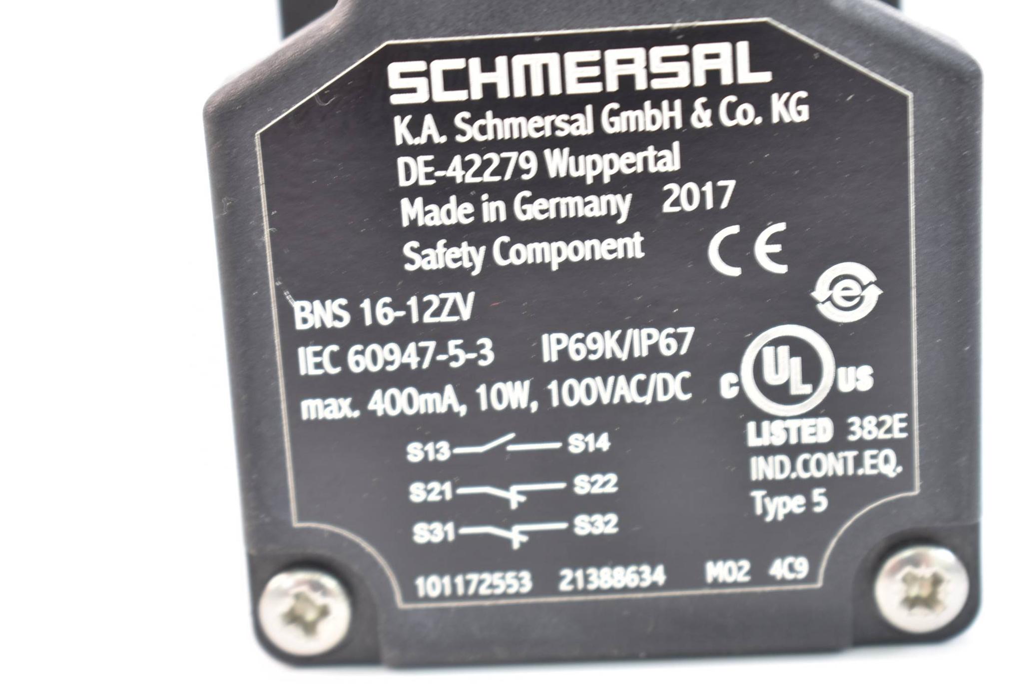 Produktfoto 3 von Schmersal Magnetischer Sicherheits-Sensor BNS 16-12ZV ( 101172553 )