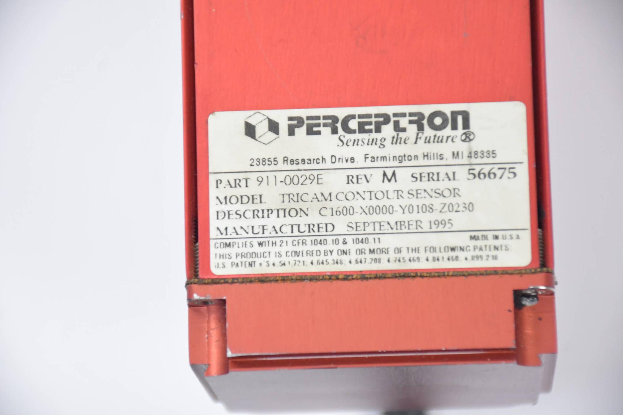 Produktfoto 2 von Perceptron Tricam Kontursensor 911-0029E ( C1600-X0000-Y0108-Z0230 )