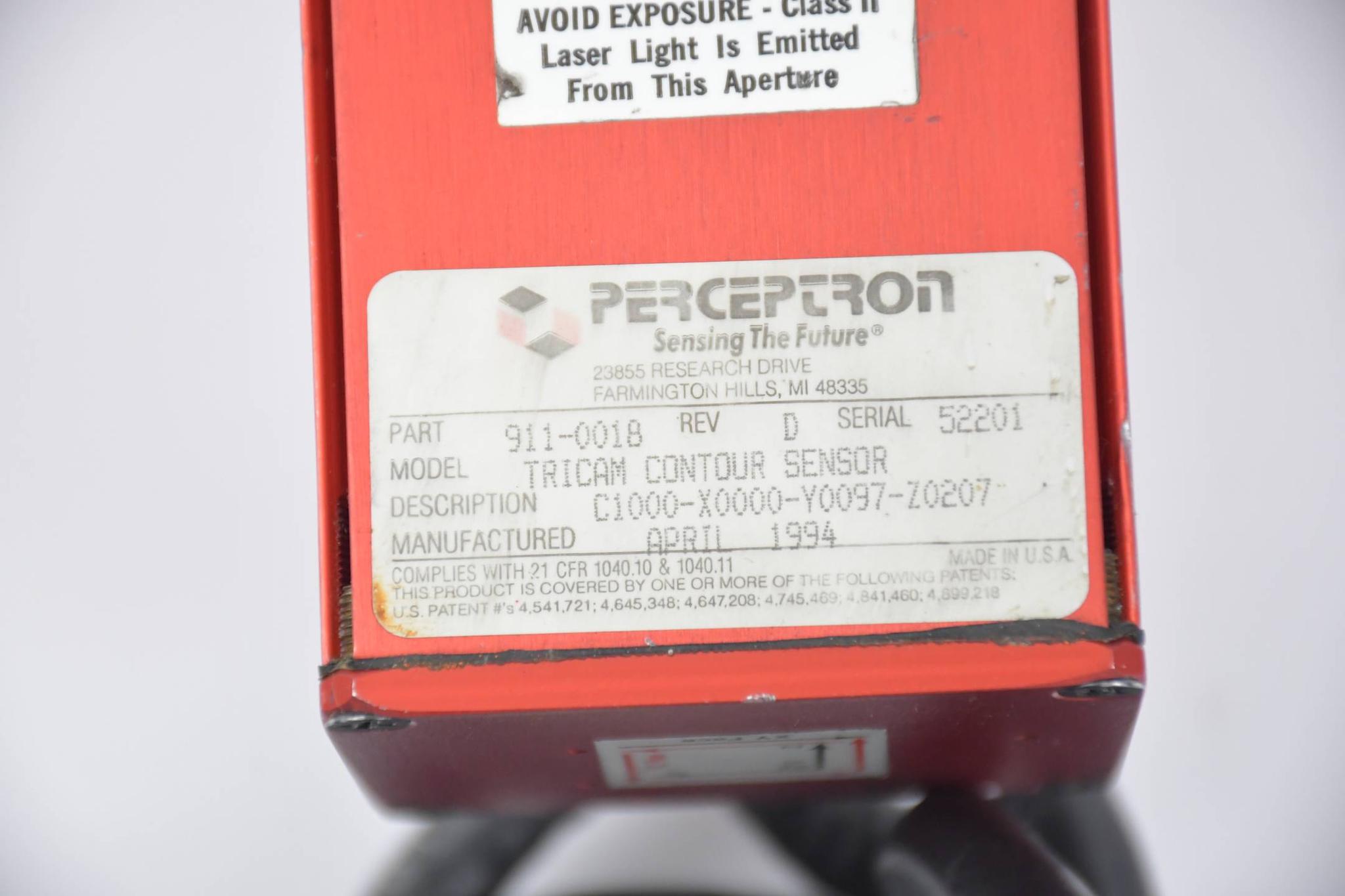 Produktfoto 2 von Perceptron Tricam Kontursensor 911-0018 ( C1000-X0000-Y0097-Z0207 )