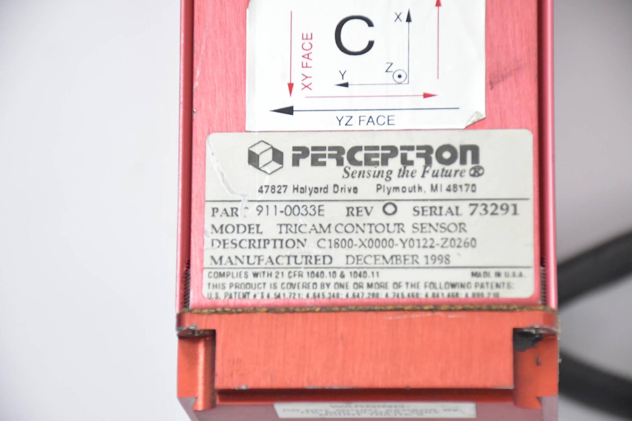 Perceptron Tricam Kontursensor 911-0033E ( X1800-X0000-Y0122-Z0260 )