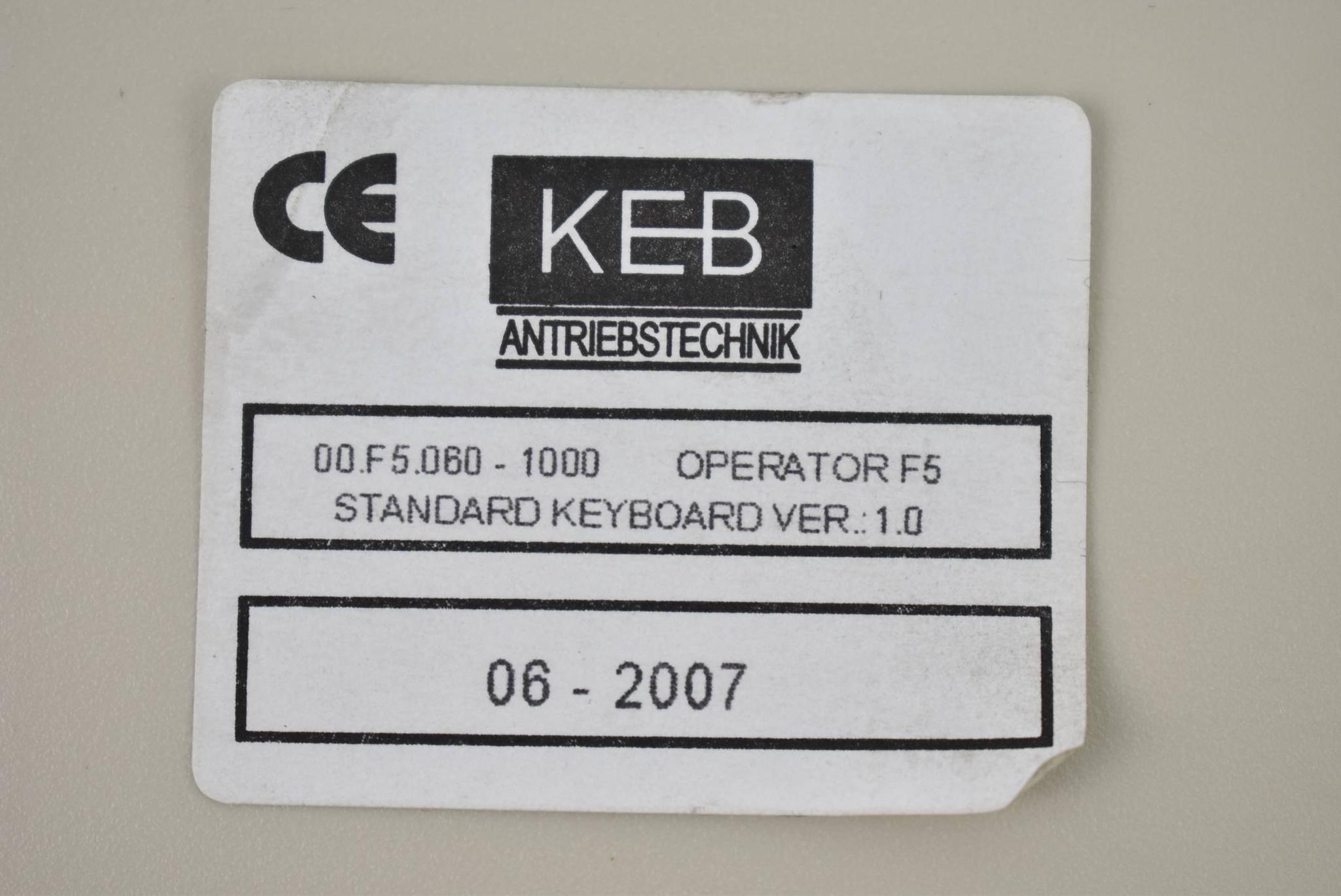 Produktfoto 2 von KEB Antriebstechnik Operator F5 00.F5.060-1000