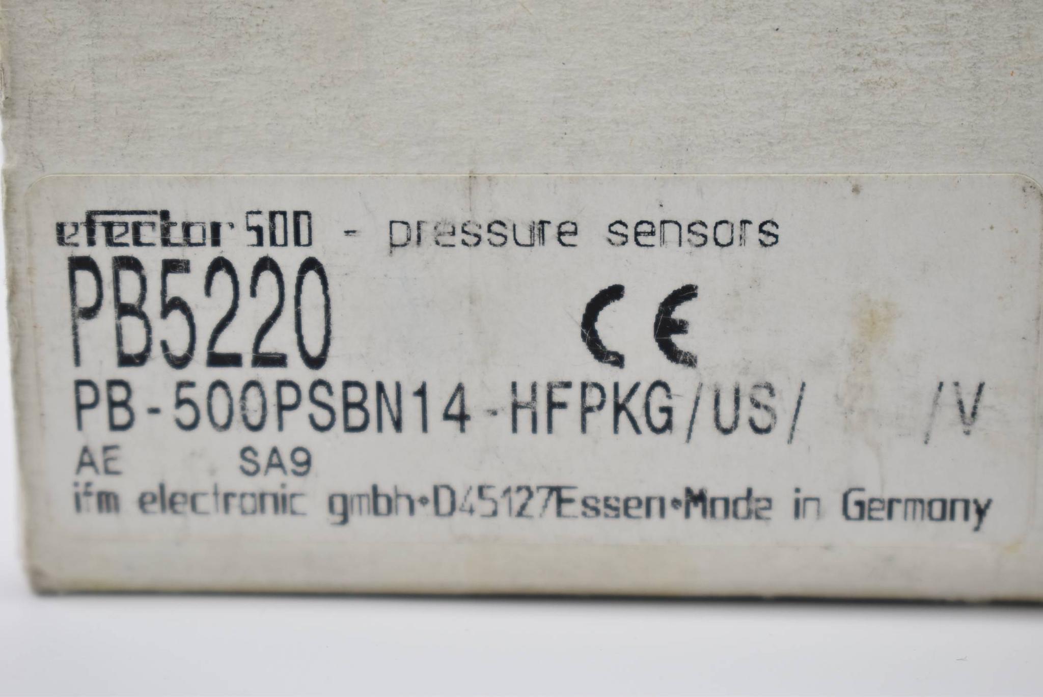 Produktfoto 3 von IFM efector 500 Drucksensor PB5220 PB-500PSBN14-HFPKG/US