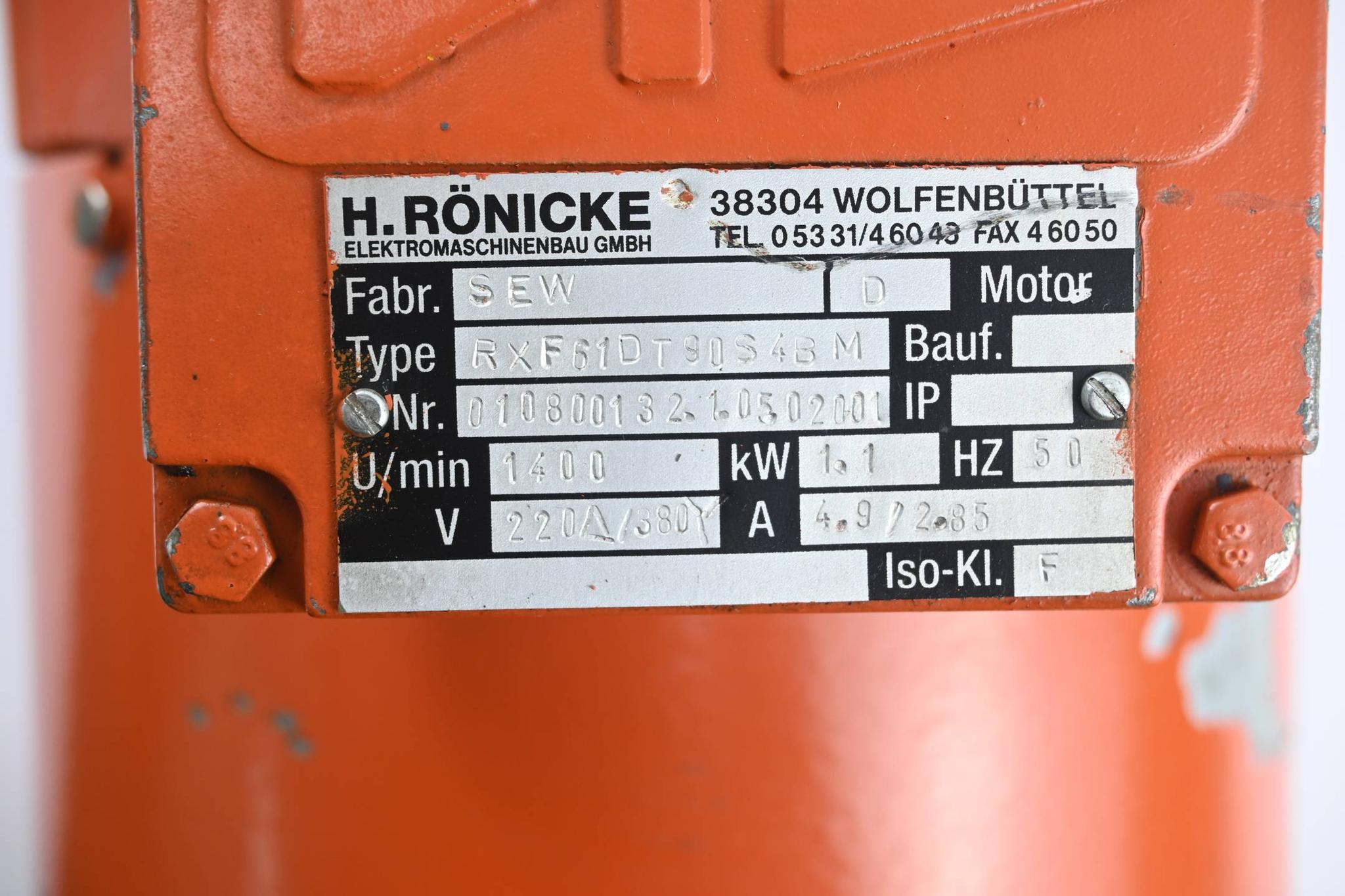 Produktfoto 1 von SEW Eurodrive Getriebemotor RXF61DT90S4BM