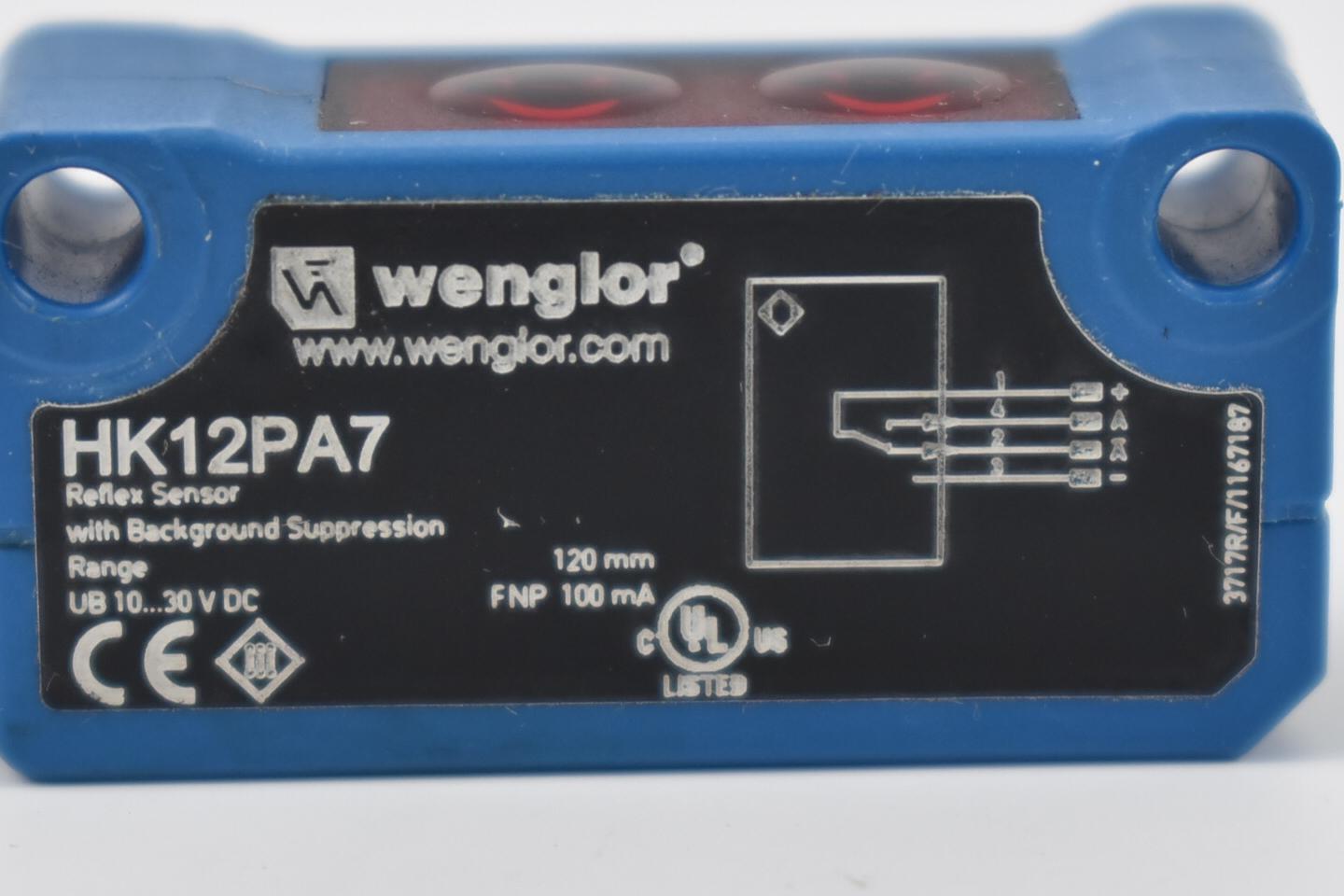 Produktfoto 3 von Wenglor Reflex-Sensor HK12PA7 ( 10-30VDC 100mA 120mm )