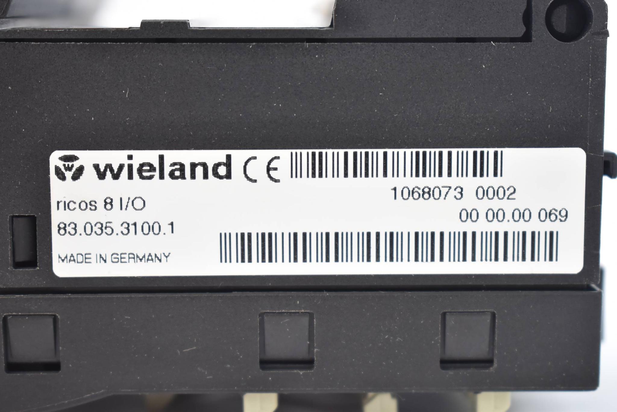 Produktfoto 3 von Wieland ricos 8 I/O Modul 83.035.3100.1