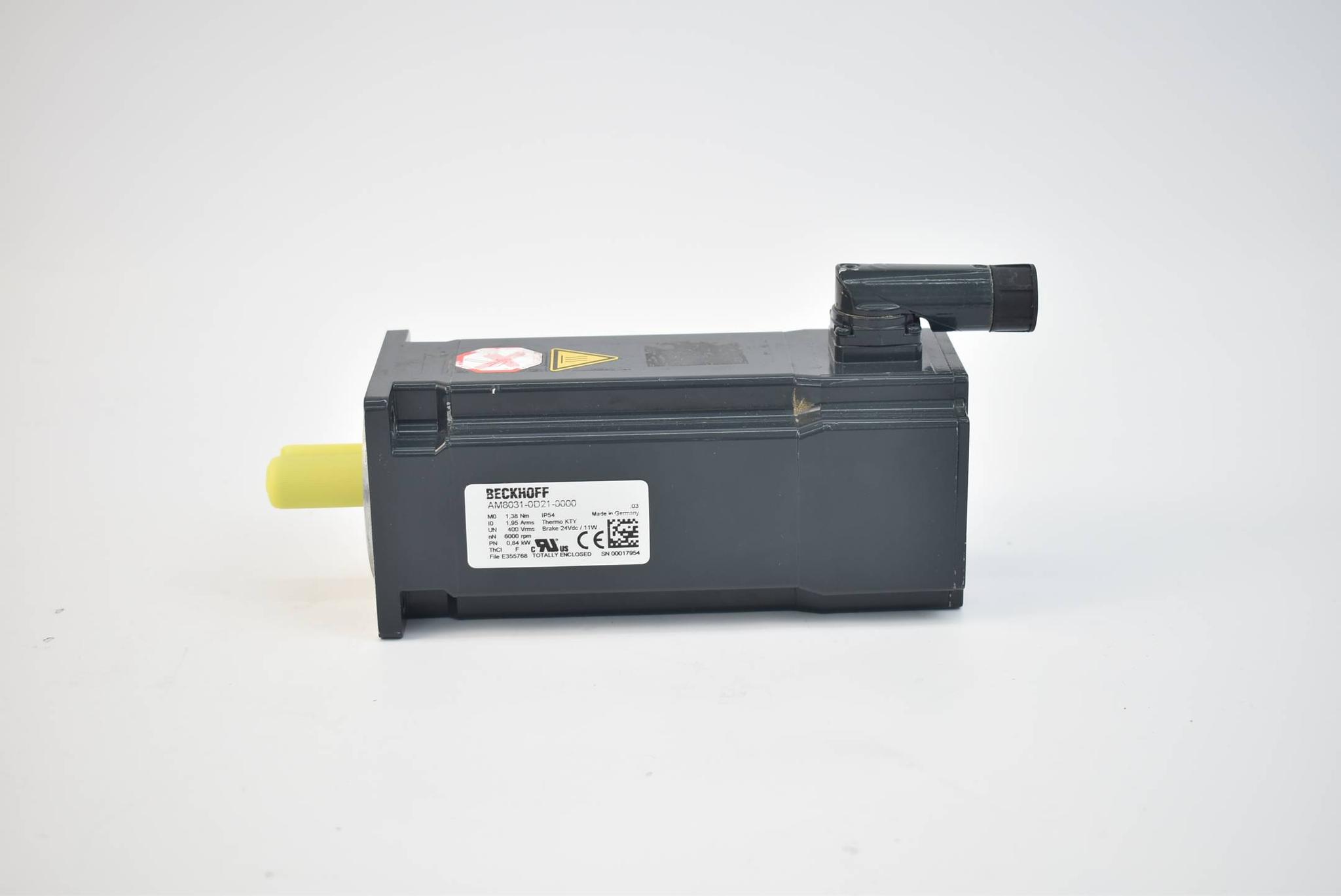 Produktfoto 2 von Beckhoff Servomotor AM8031-0D21-0000 ( 0,84kW 6000rpm )