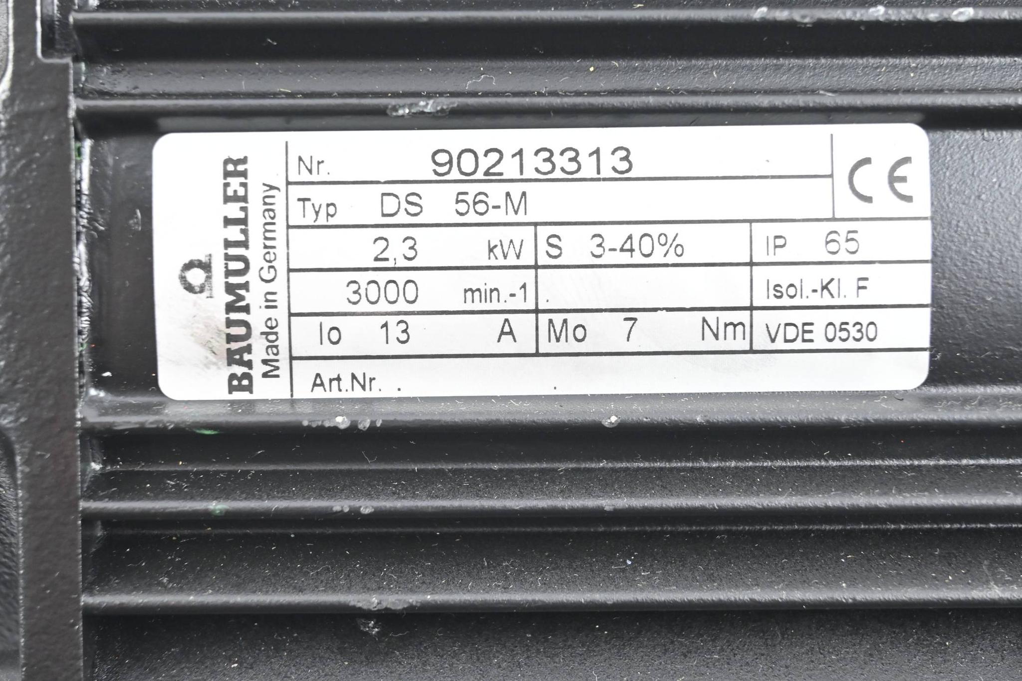 Produktfoto 3 von Baumüller Servomotor DS 56-M ( DS56-M ) 2,3kW 3000min.-1