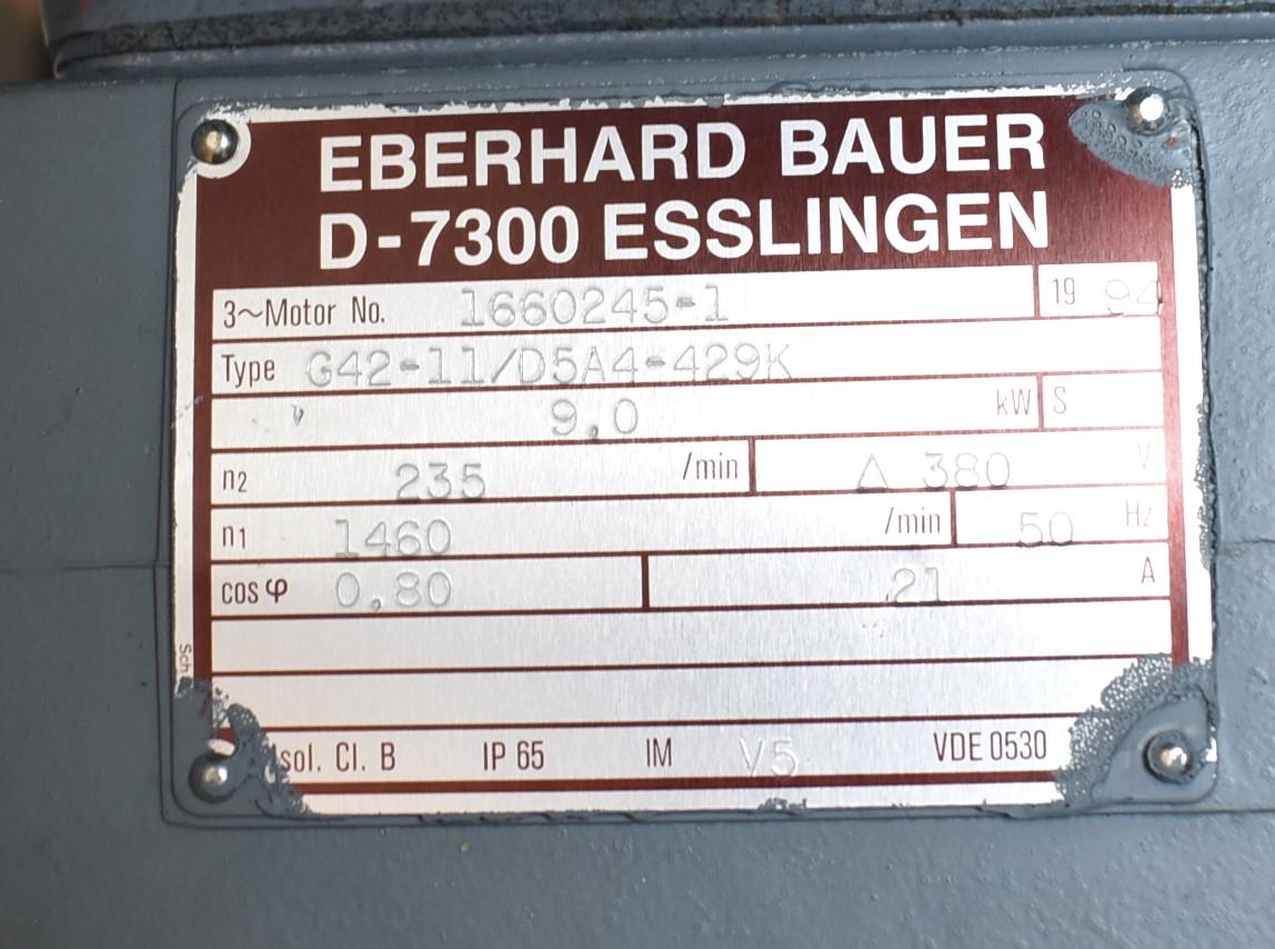 Produktfoto 4 von Eberhard Bauer Motor ( G42-11/D5A4-429K ) 9kW 380V