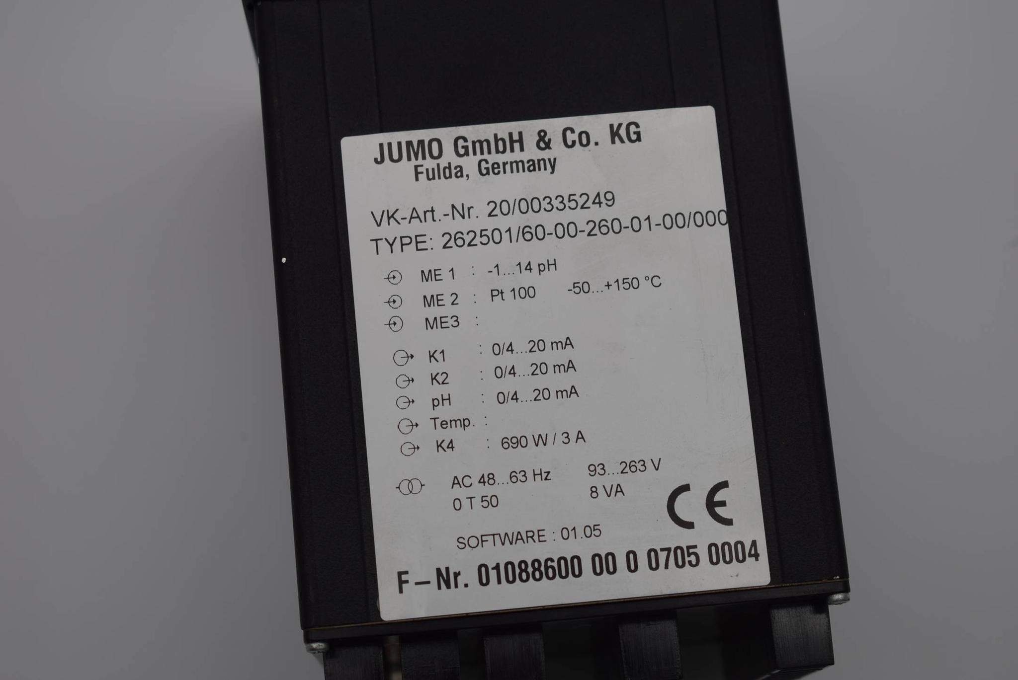 Produktfoto 3 von Jumo 262501/60-00-260-01-00/000