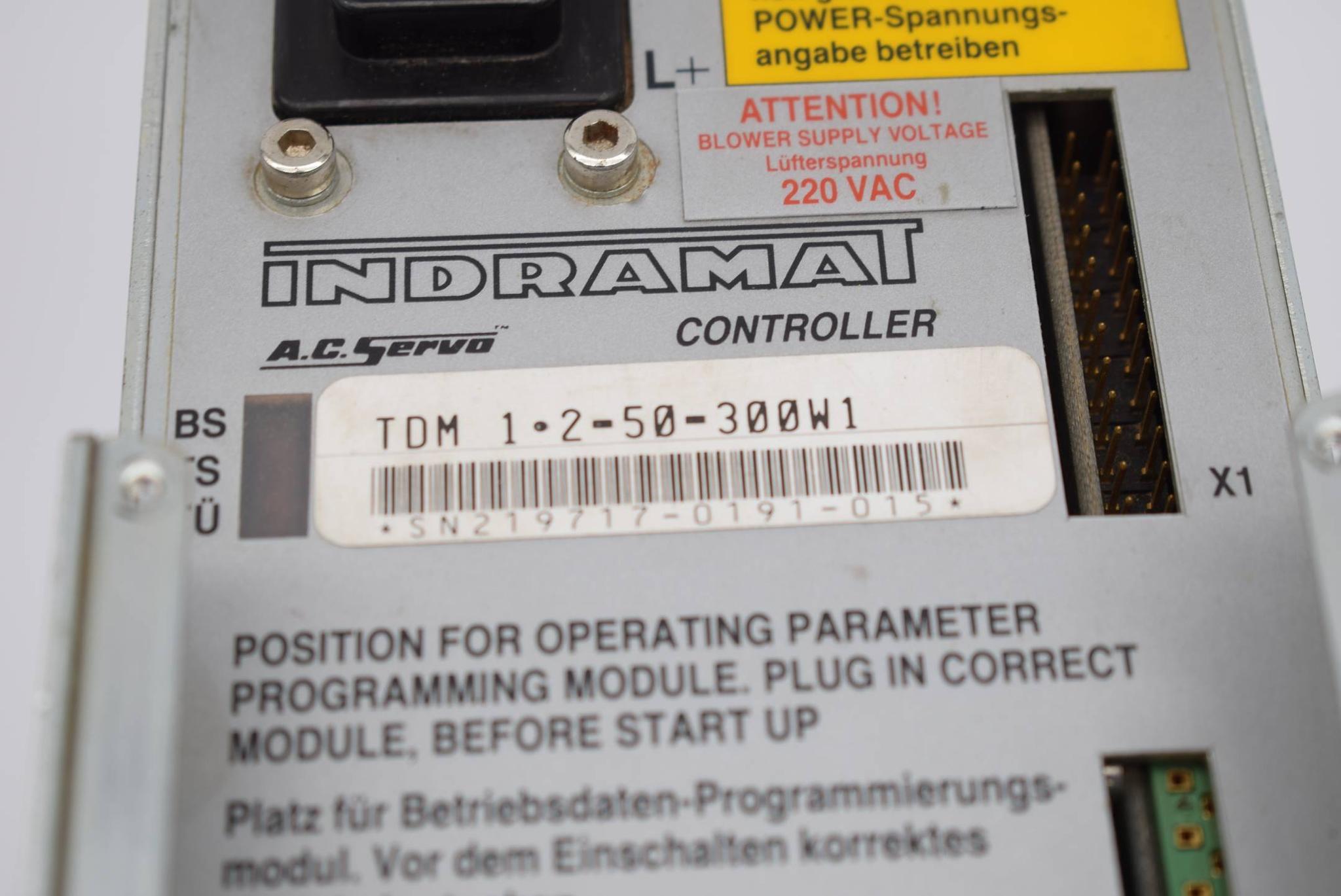 Produktfoto 3 von Indramat A.C. Servo Controller TDM 1.2-50-300W1