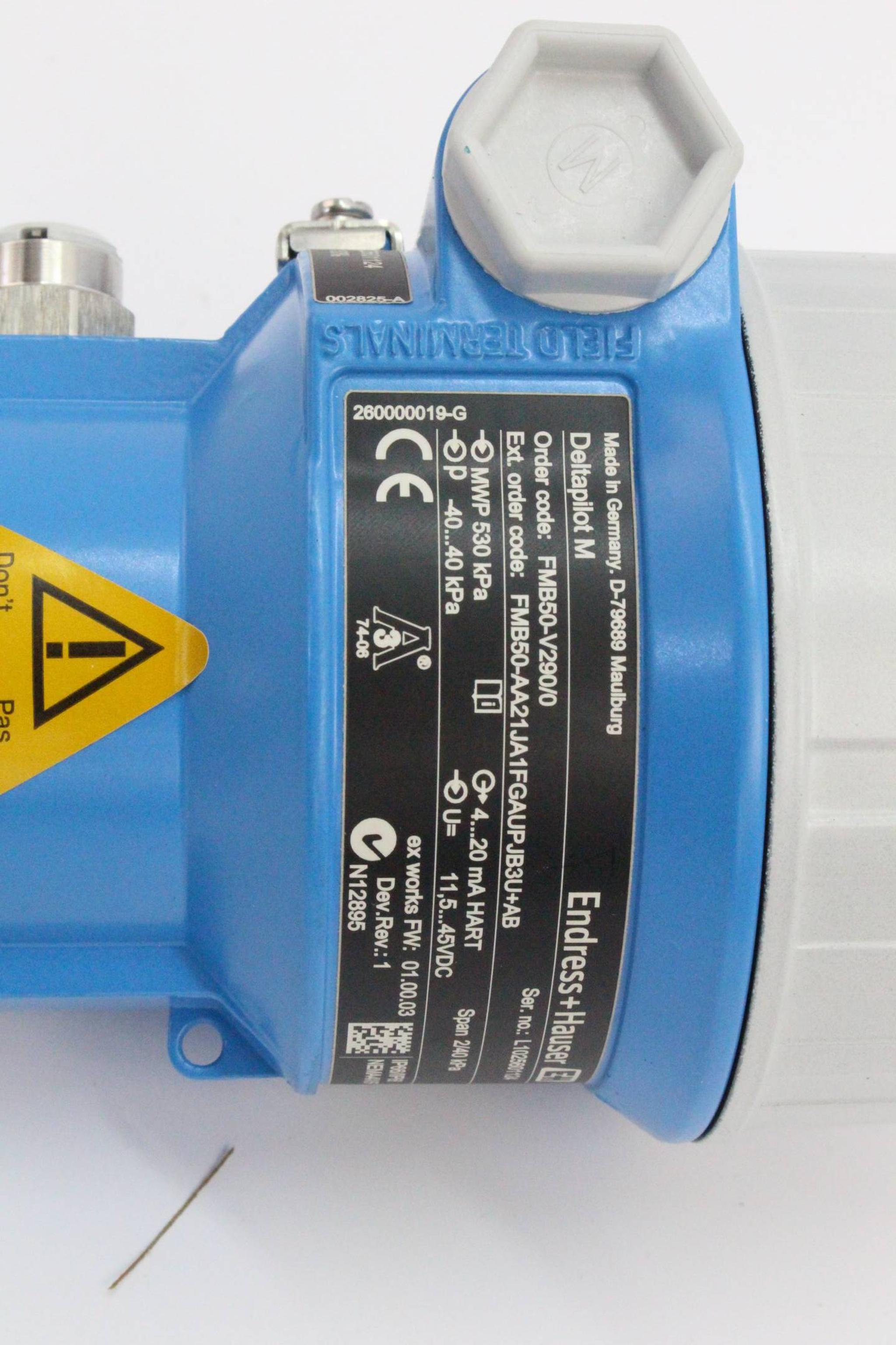 Produktfoto 2 von Endress + Hauser Deltapilot M FMB50-V290/0 ( FMB50-AA21JA1FGAUPJB3U+AB )