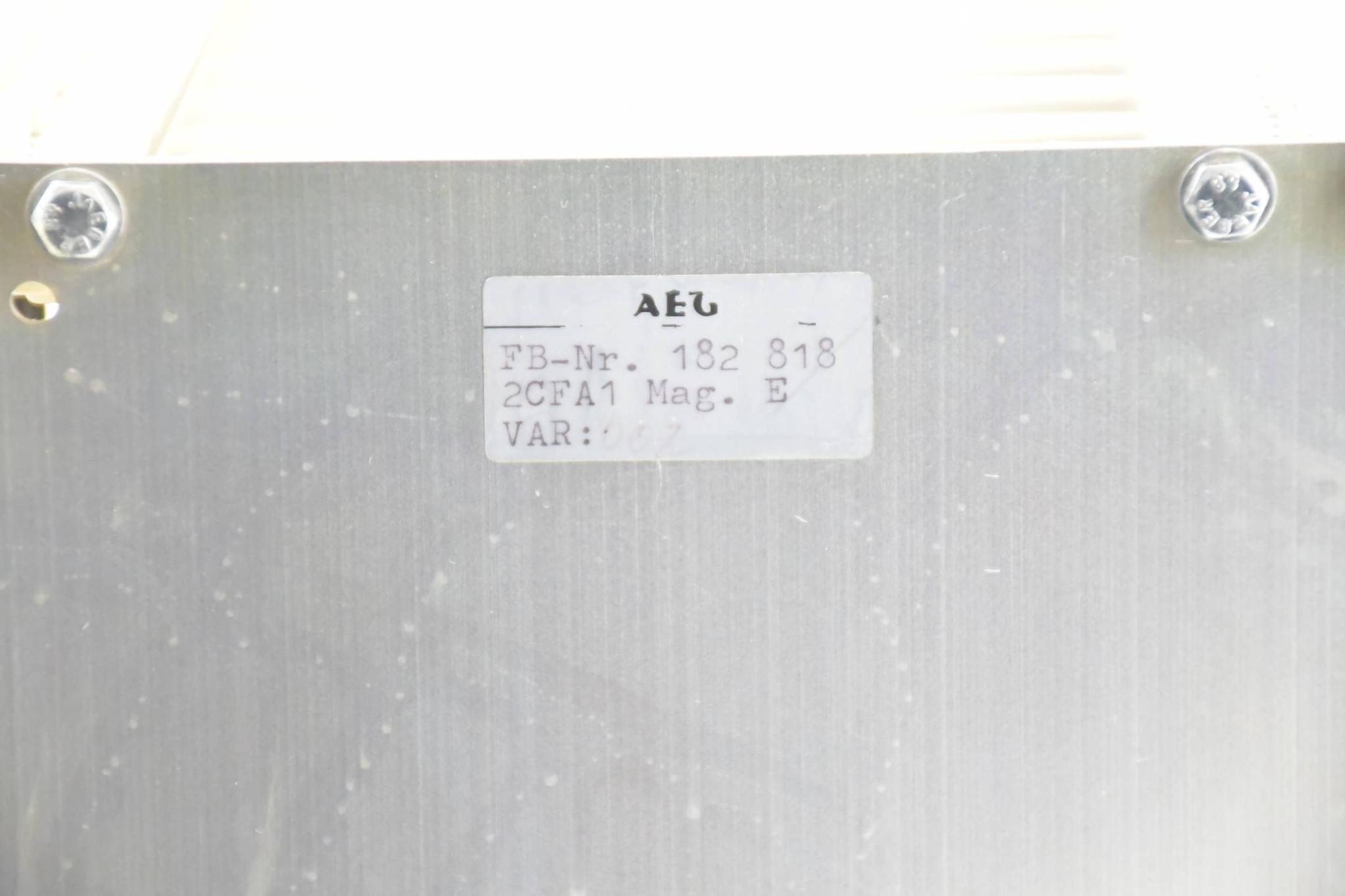 AEG DTA Rack 182 818 ( 182818 ) 2CFA1 Mag. E